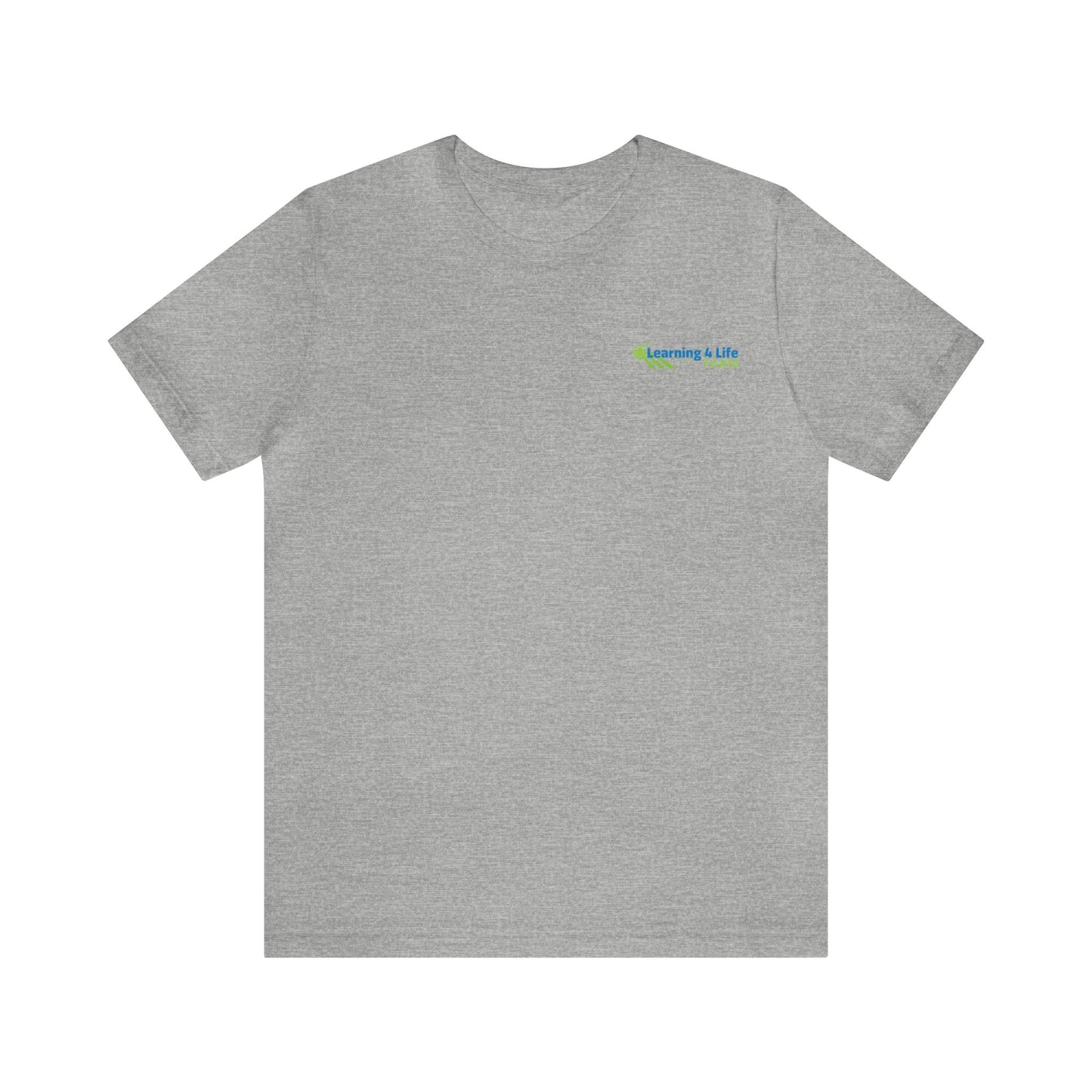 L4L Farm Front and Back design Unisex Jersey Short Sleeve Tee