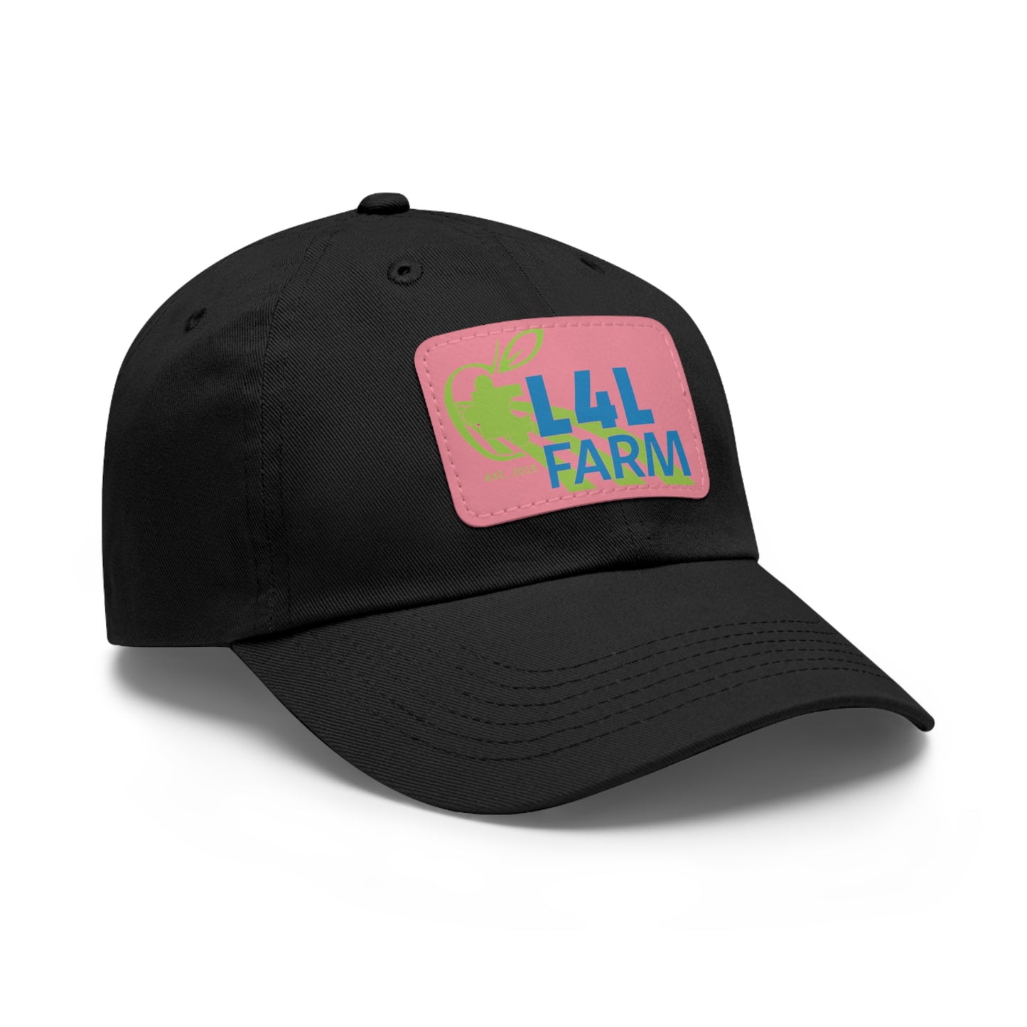 L4L Farm Dad Hat with Leather Patch (Rectangle)