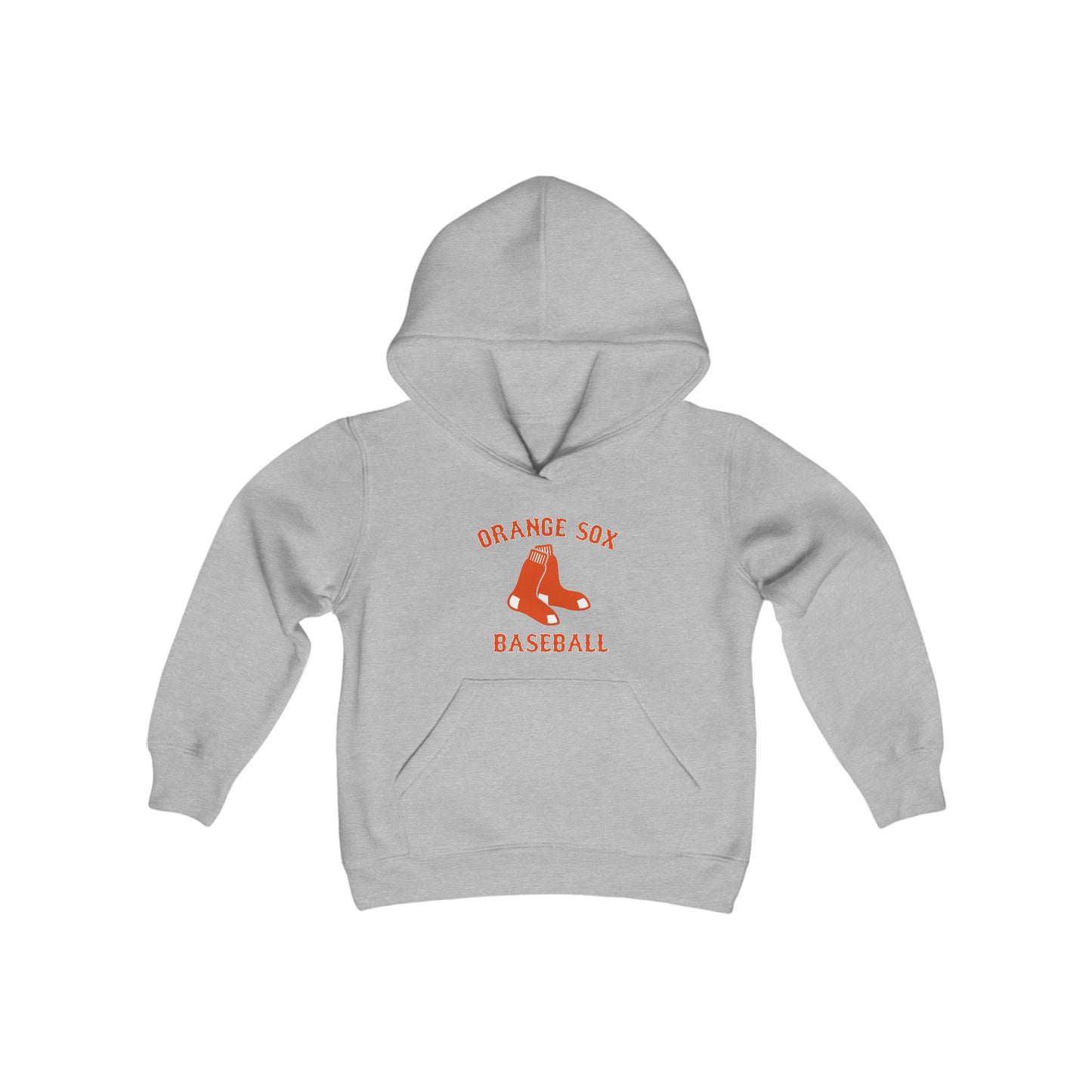 Orange Sox Youth Heavy Blend Hooded Sweatshirt