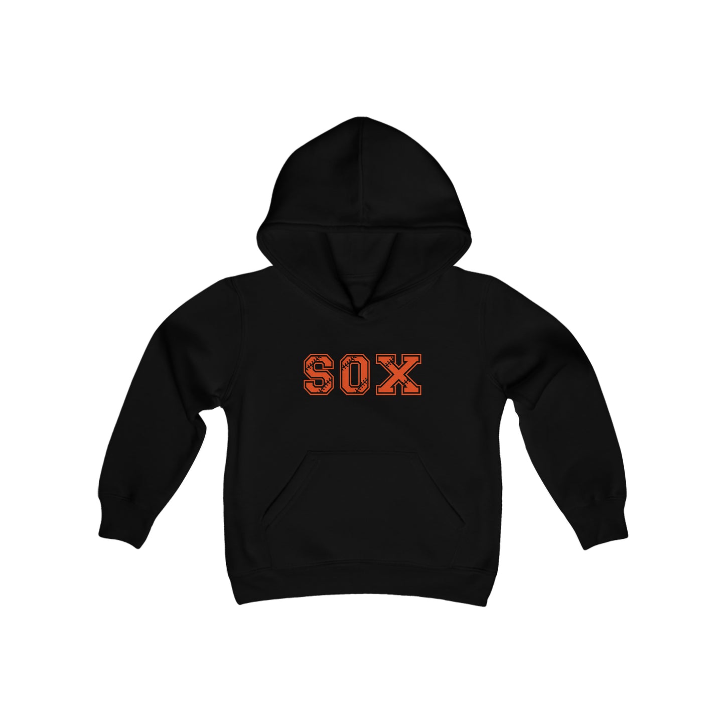 Orange Sox Youth Heavy Blend Hooded Sweatshirt