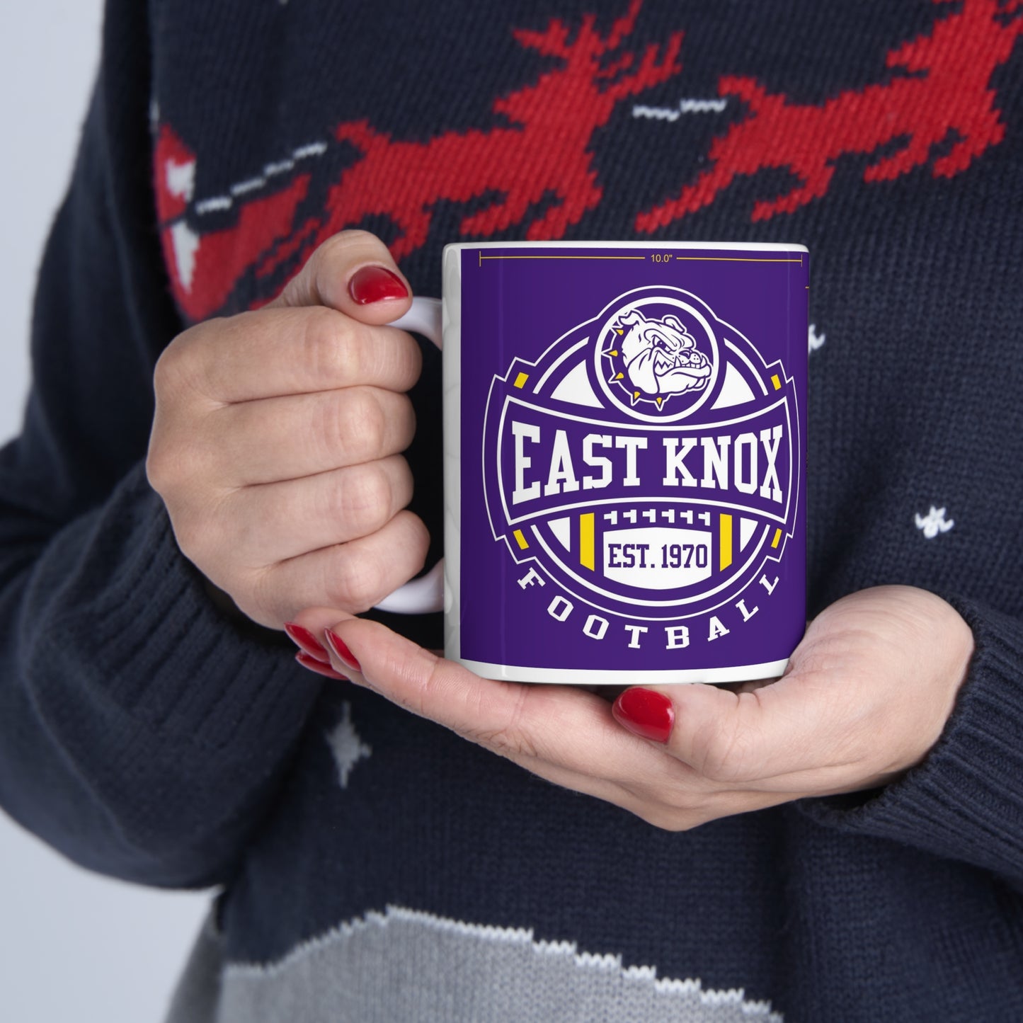 East Knox Football Ceramic Mug 11oz