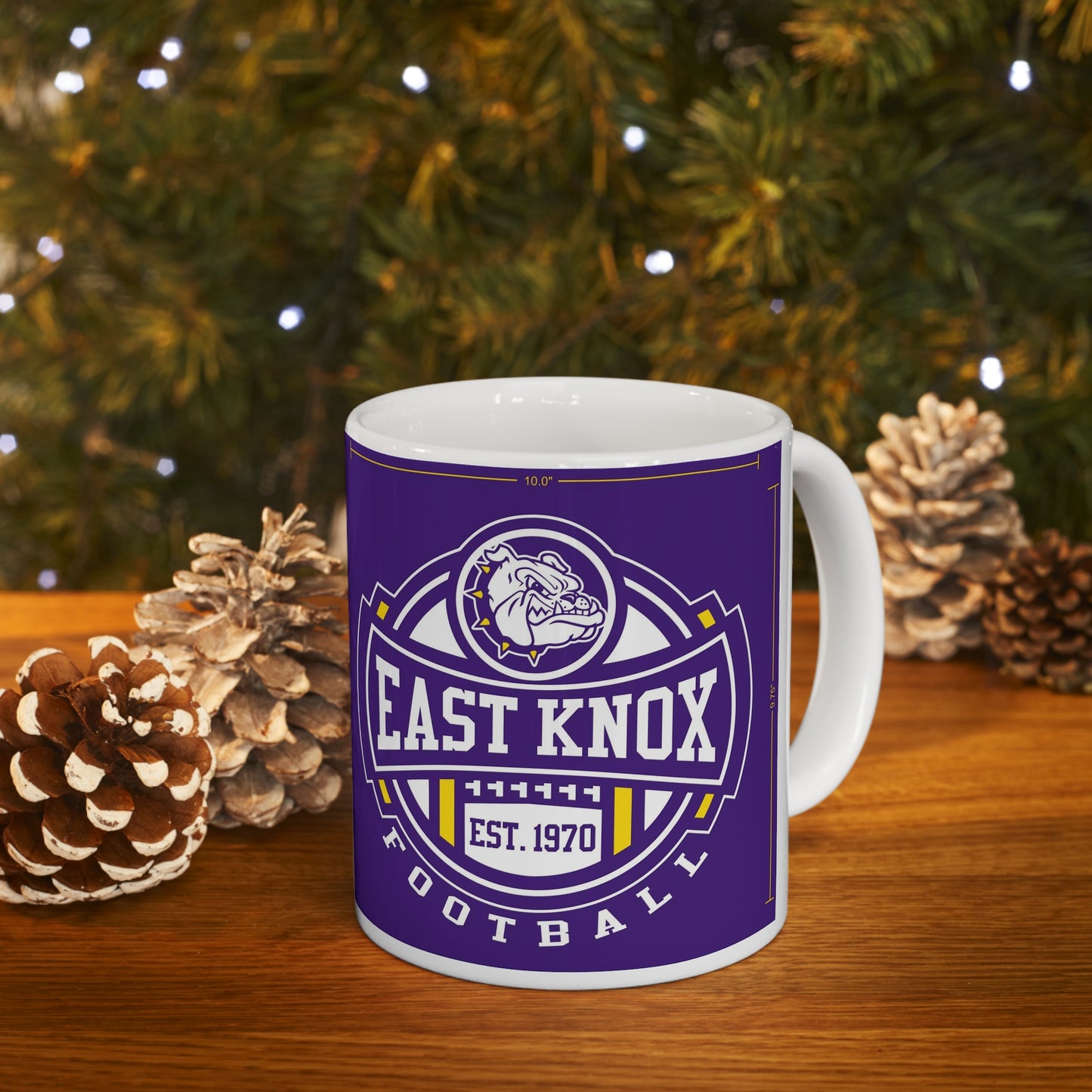 East Knox Football Ceramic Mug 11oz