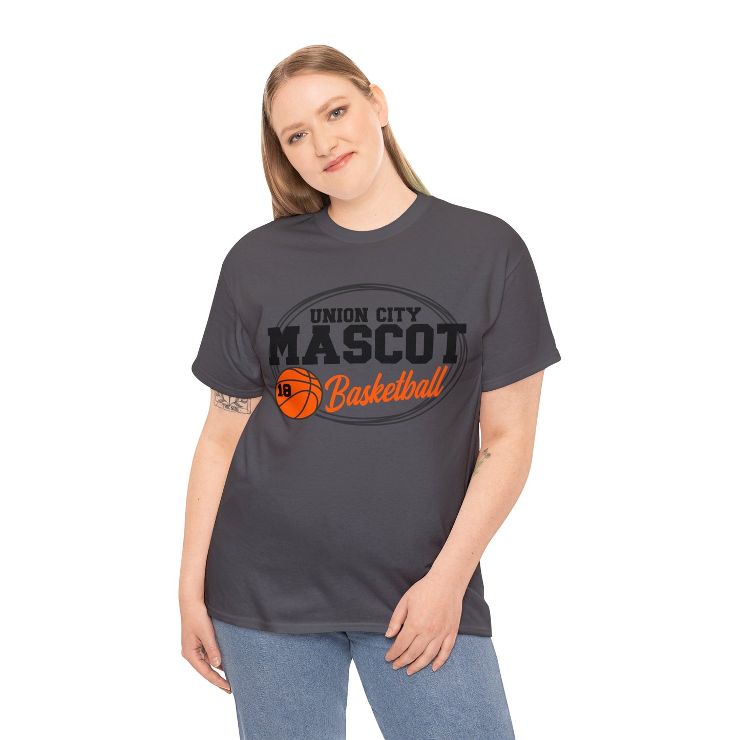 Custom School and Mascot BASKETBALL T-Shirt