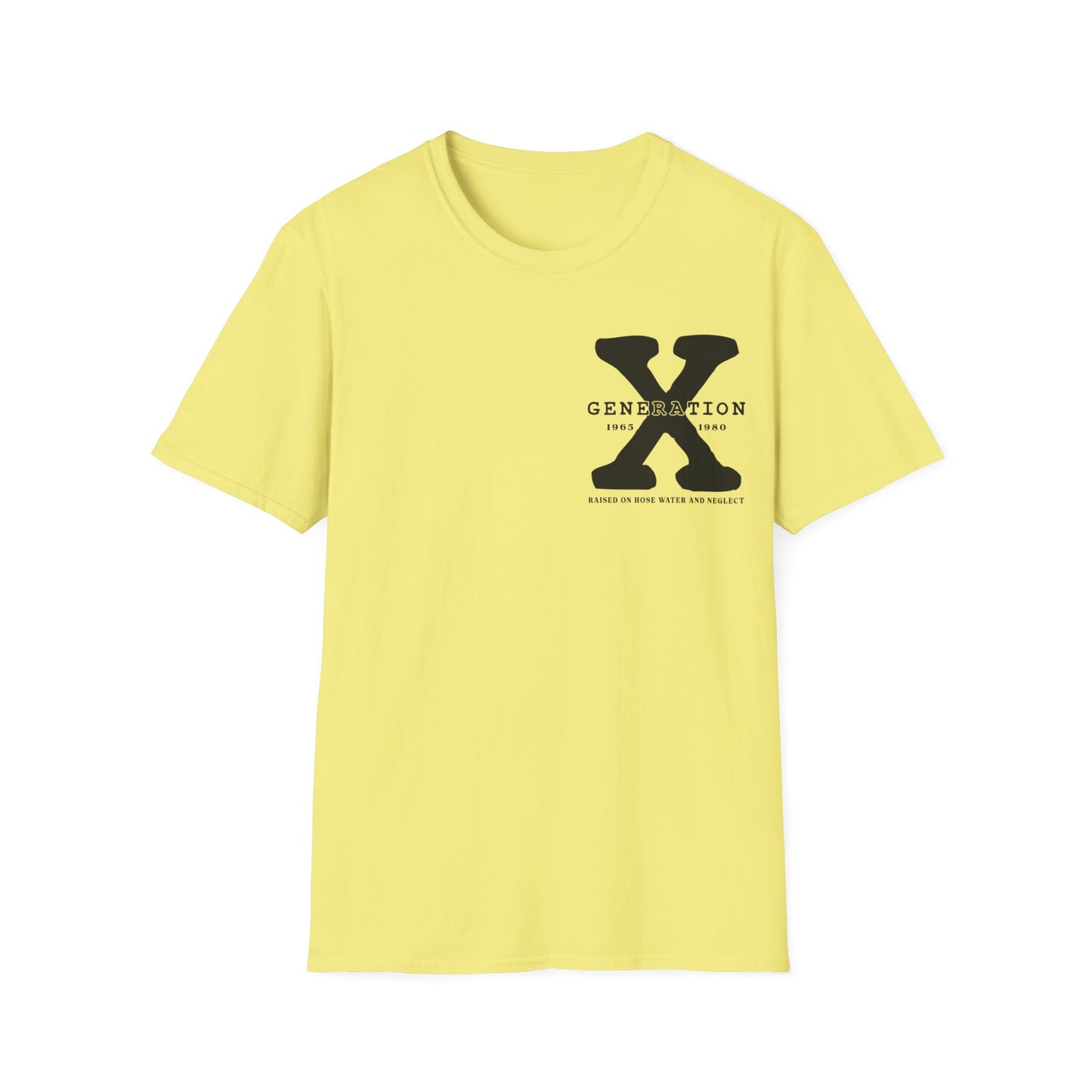 Generation X Softstyle T-Shirt Front and Back Print