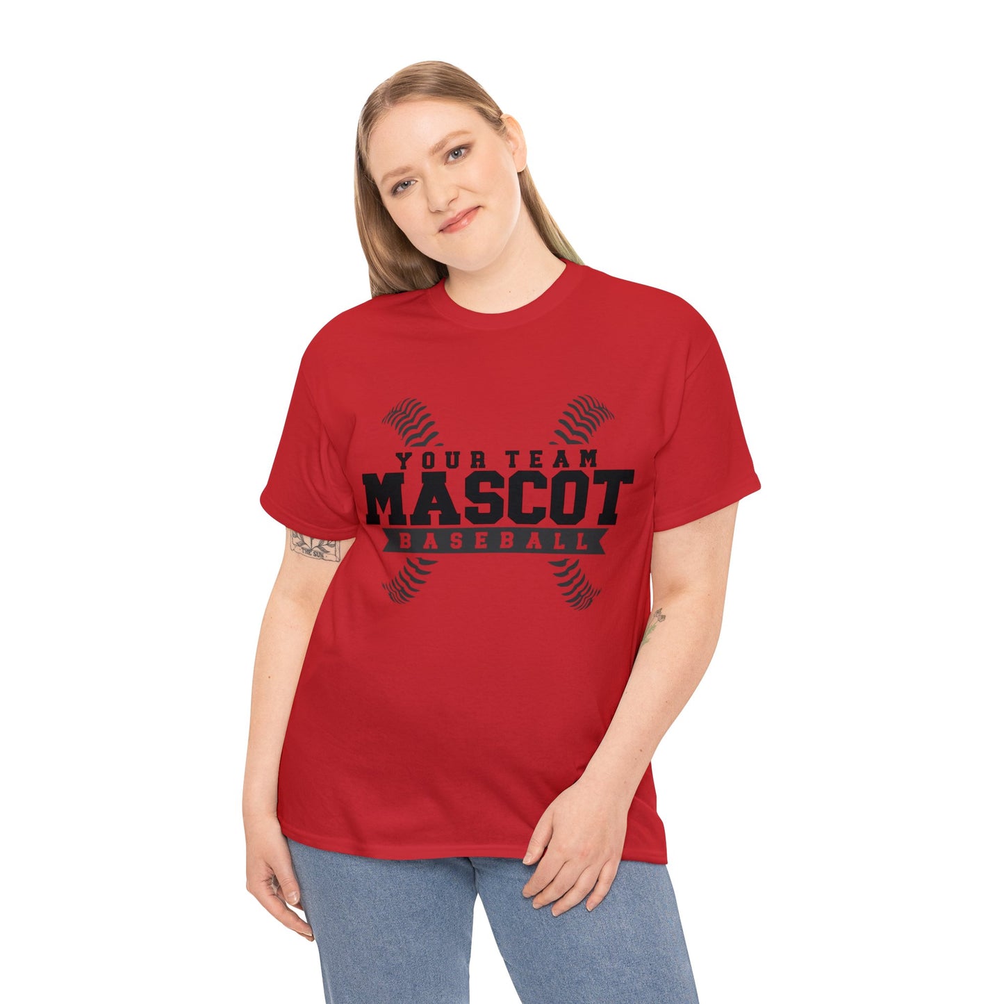 Custom School and Mascot BASEBALL T-Shirt