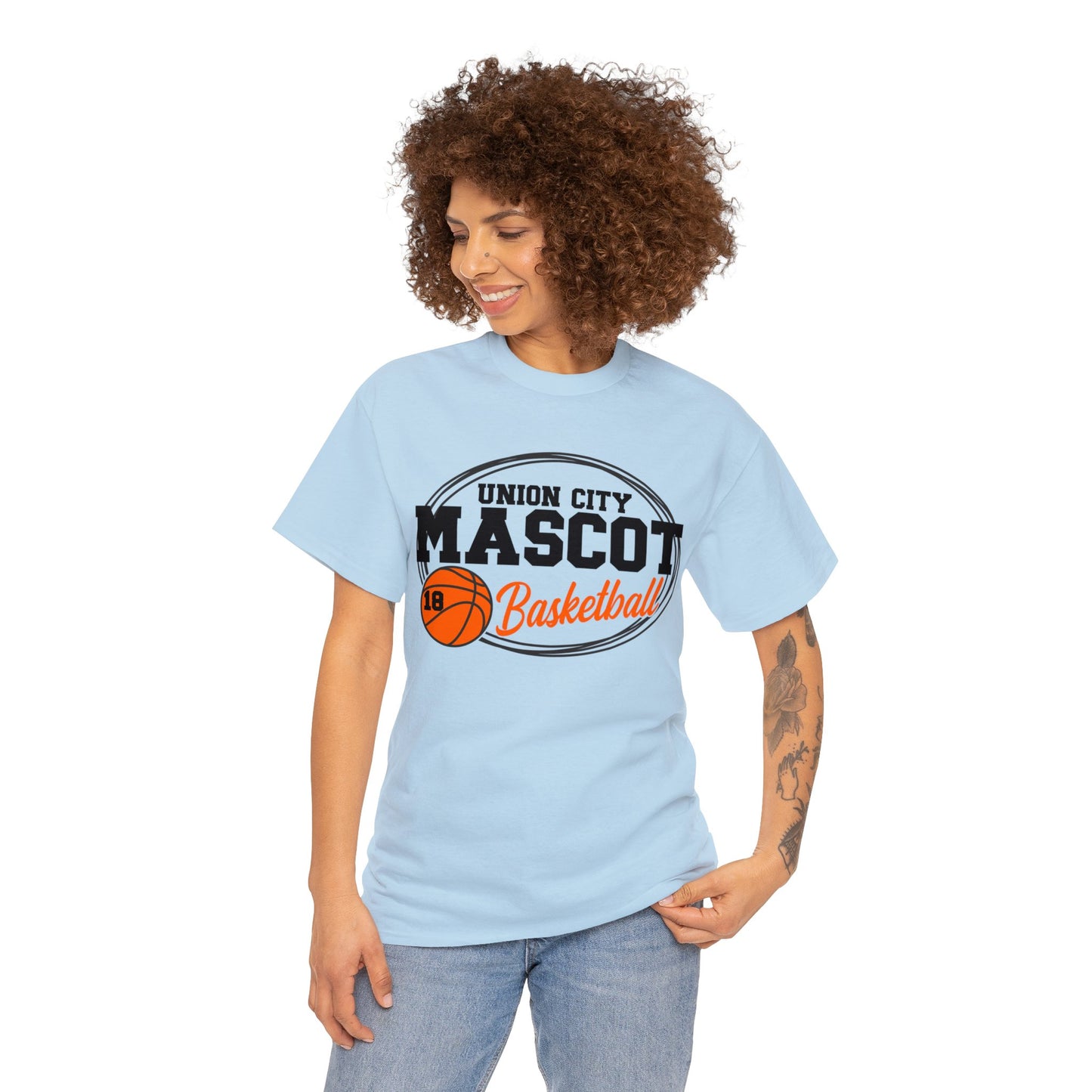 Custom School and Mascot BASKETBALL T-Shirt