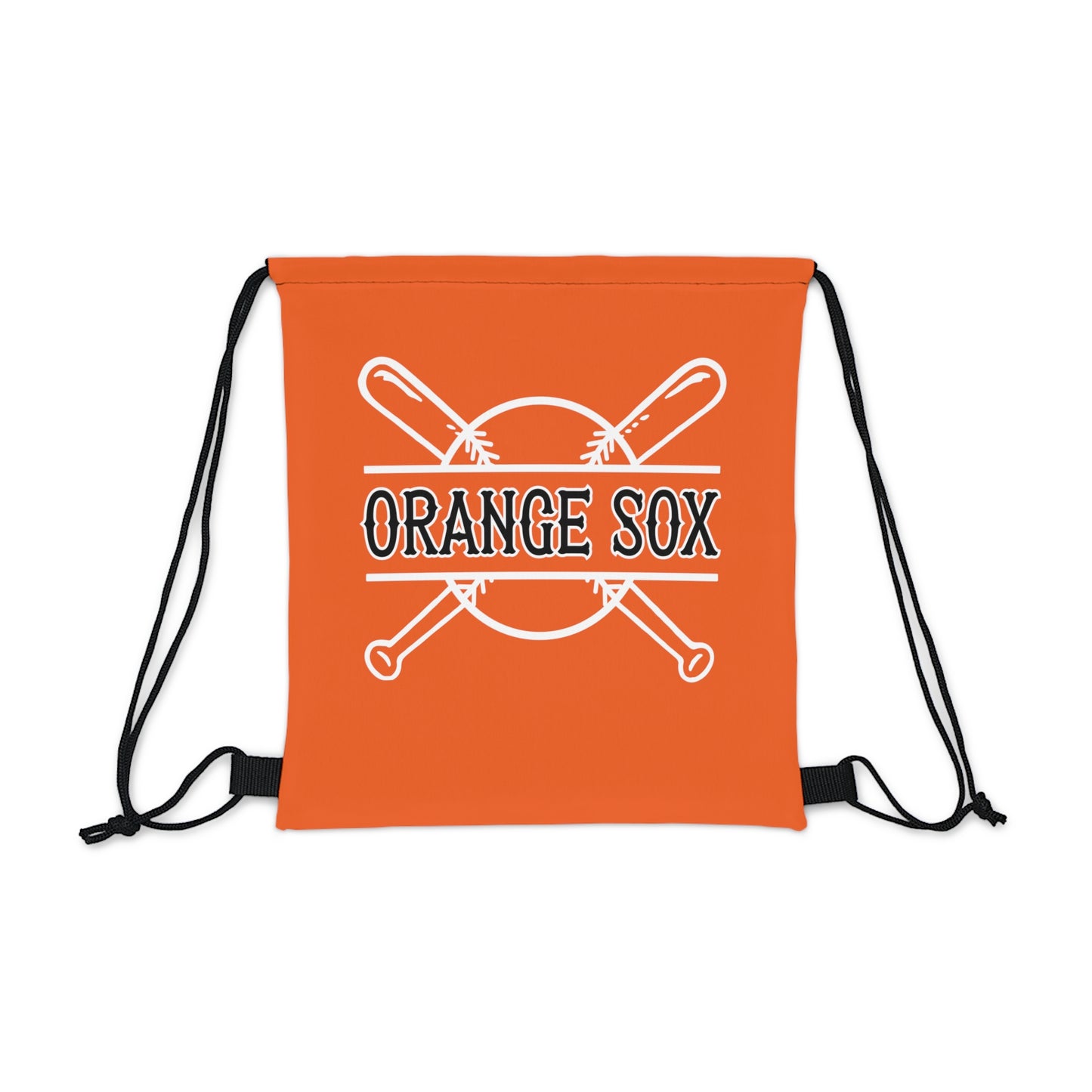 Orange Sox Outdoor Drawstring Bag