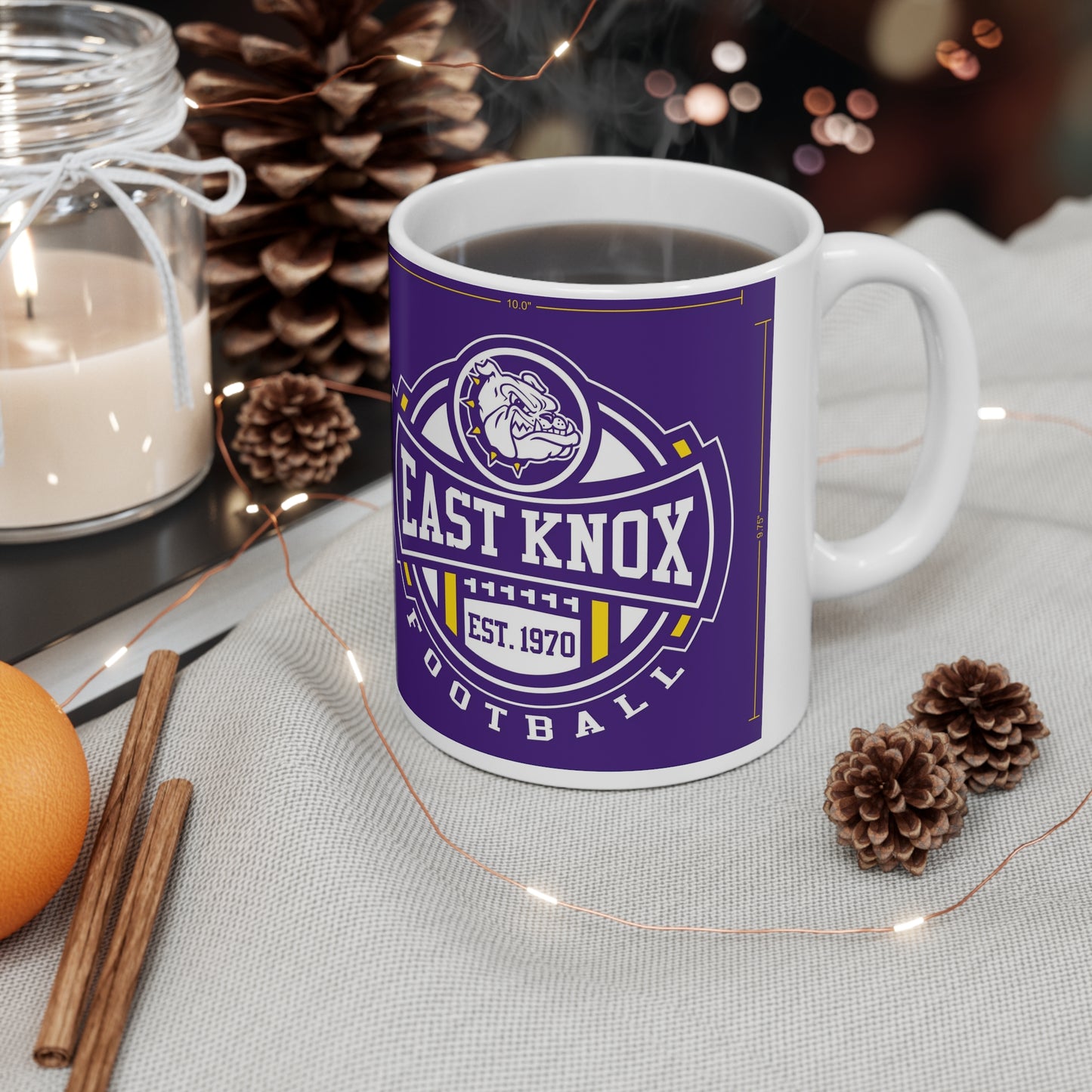 East Knox Football Ceramic Mug 11oz