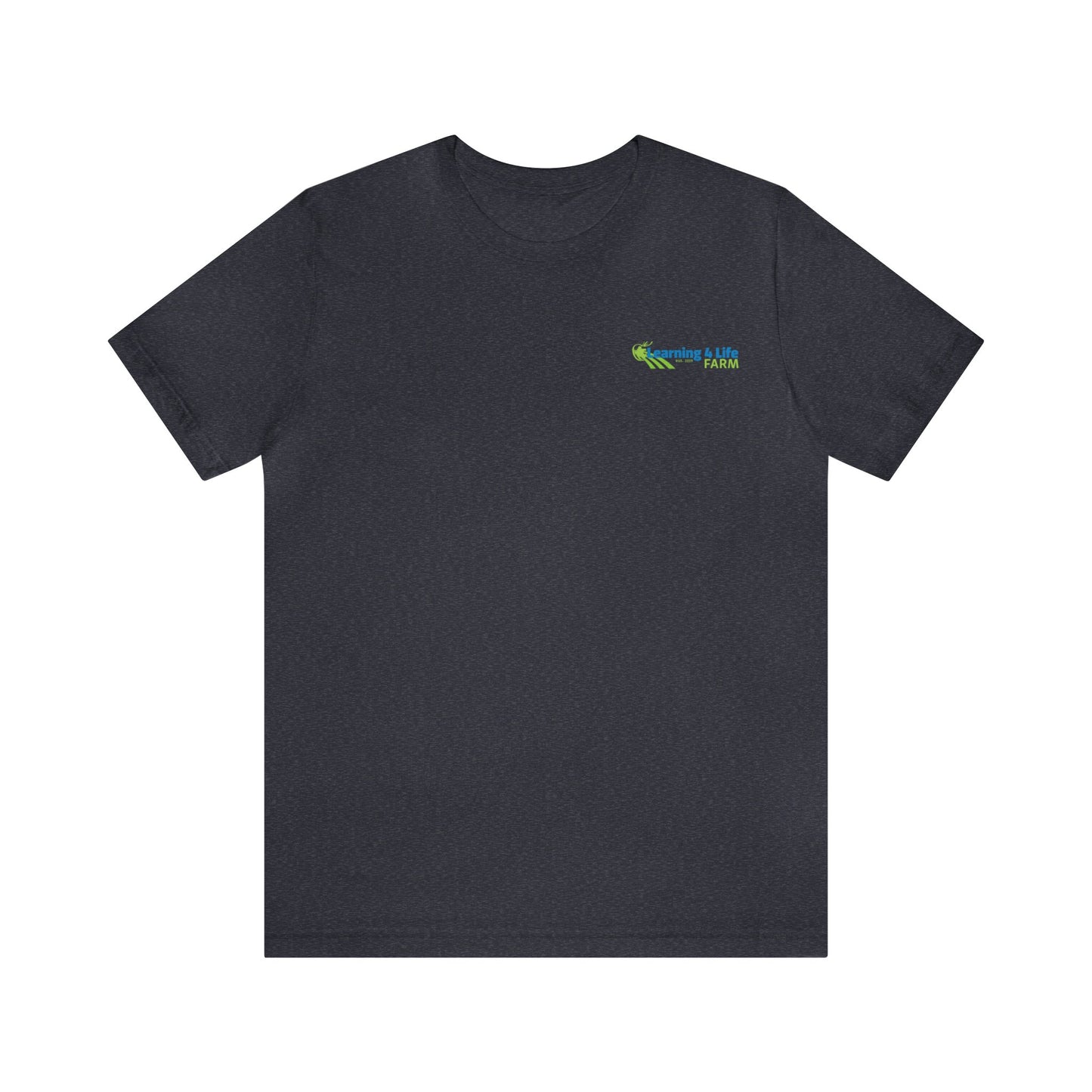 L4L Farm Front and Back design Unisex Jersey Short Sleeve Tee
