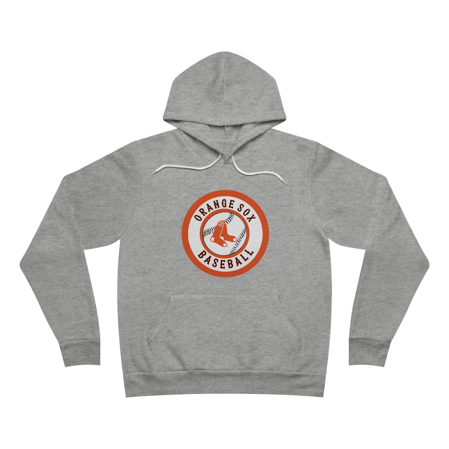 Orange Sox Unisex Sponge Fleece Pullover Hoodie