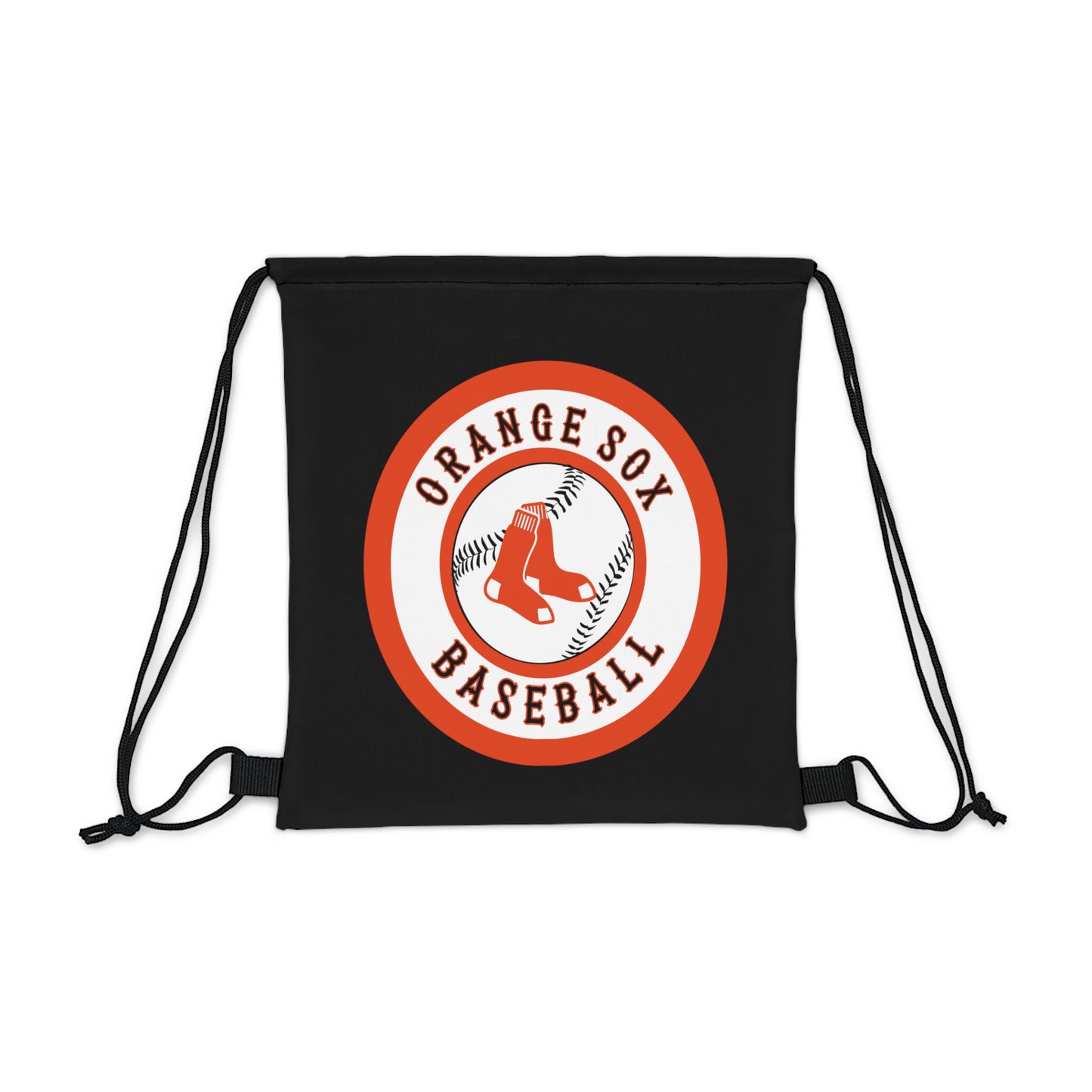 Orange Sox Outdoor Drawstring Bag