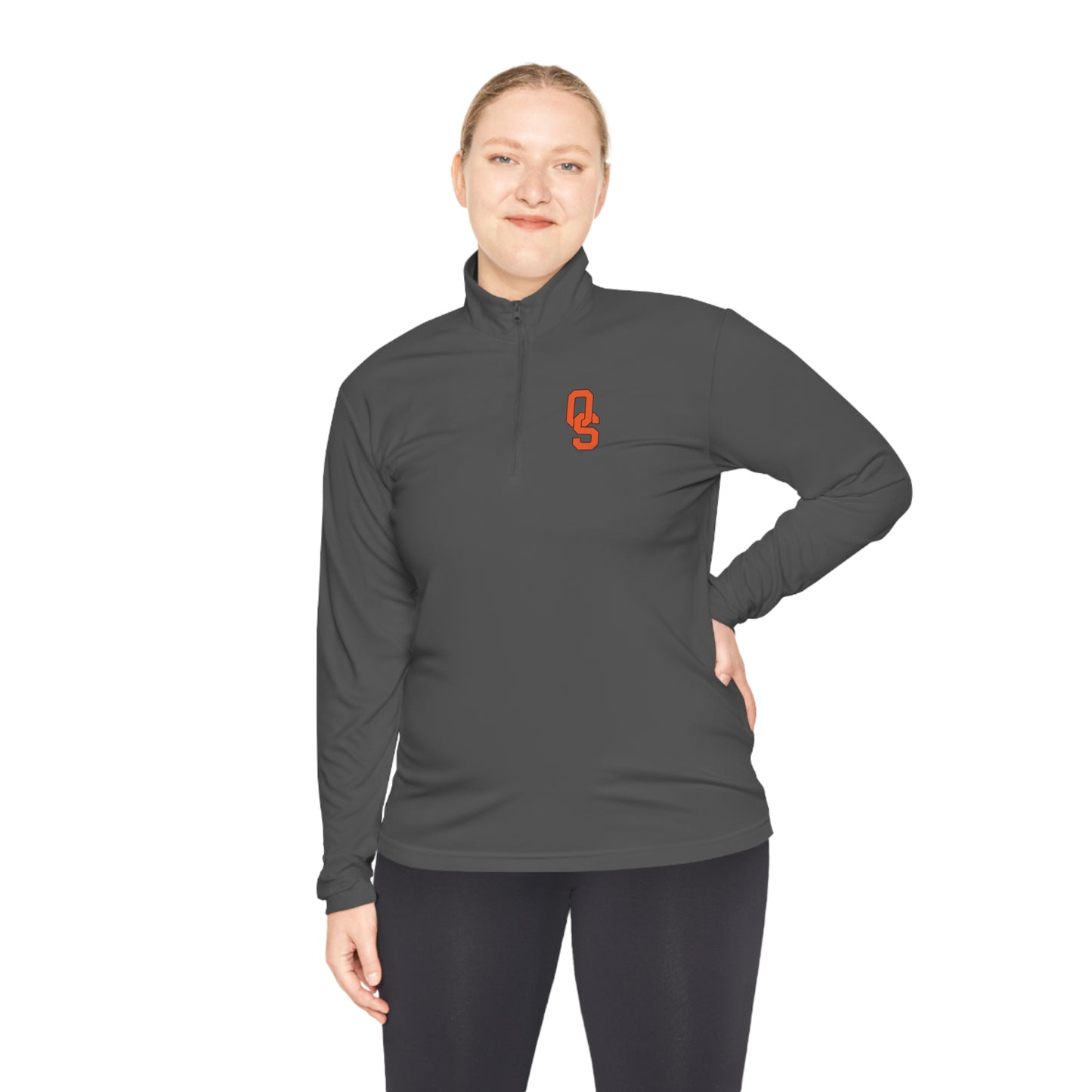 Orange Sox Unisex Quarter-Zip Pullover