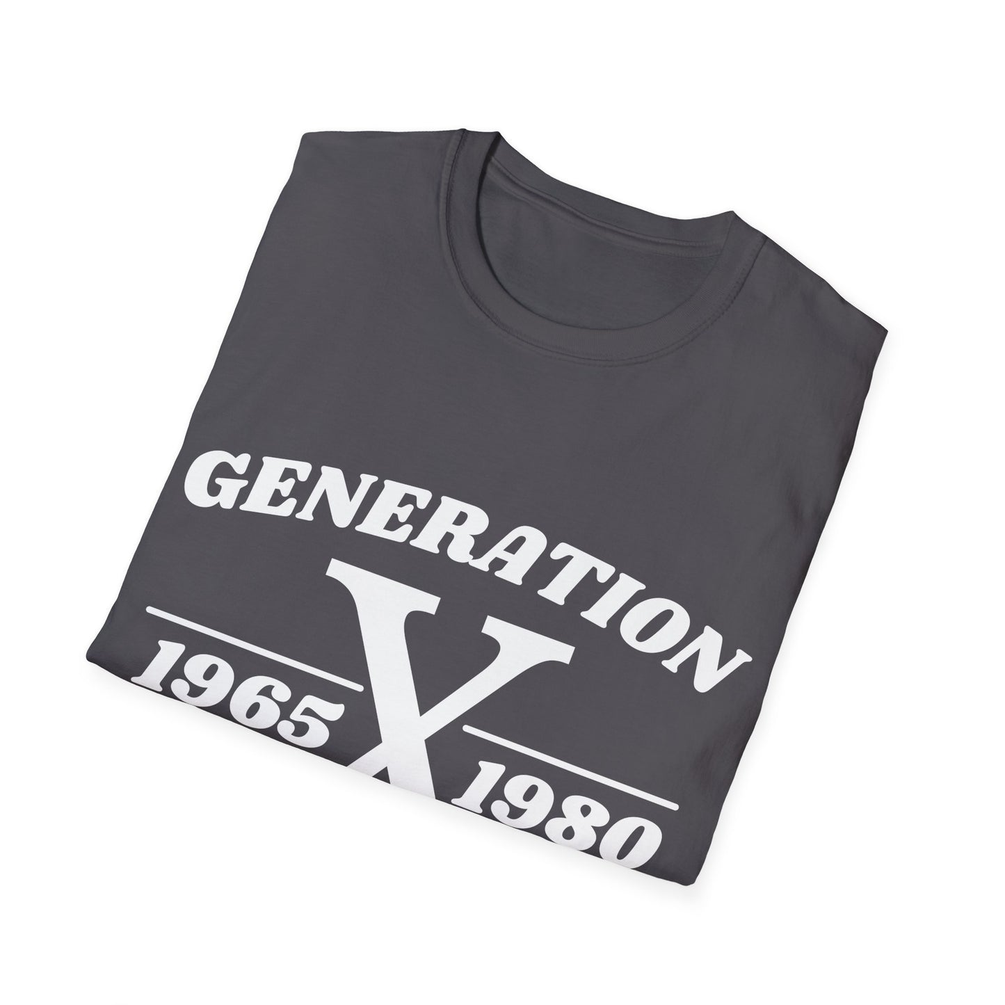 Generation X Softstyle T-Shirt with oversized design
