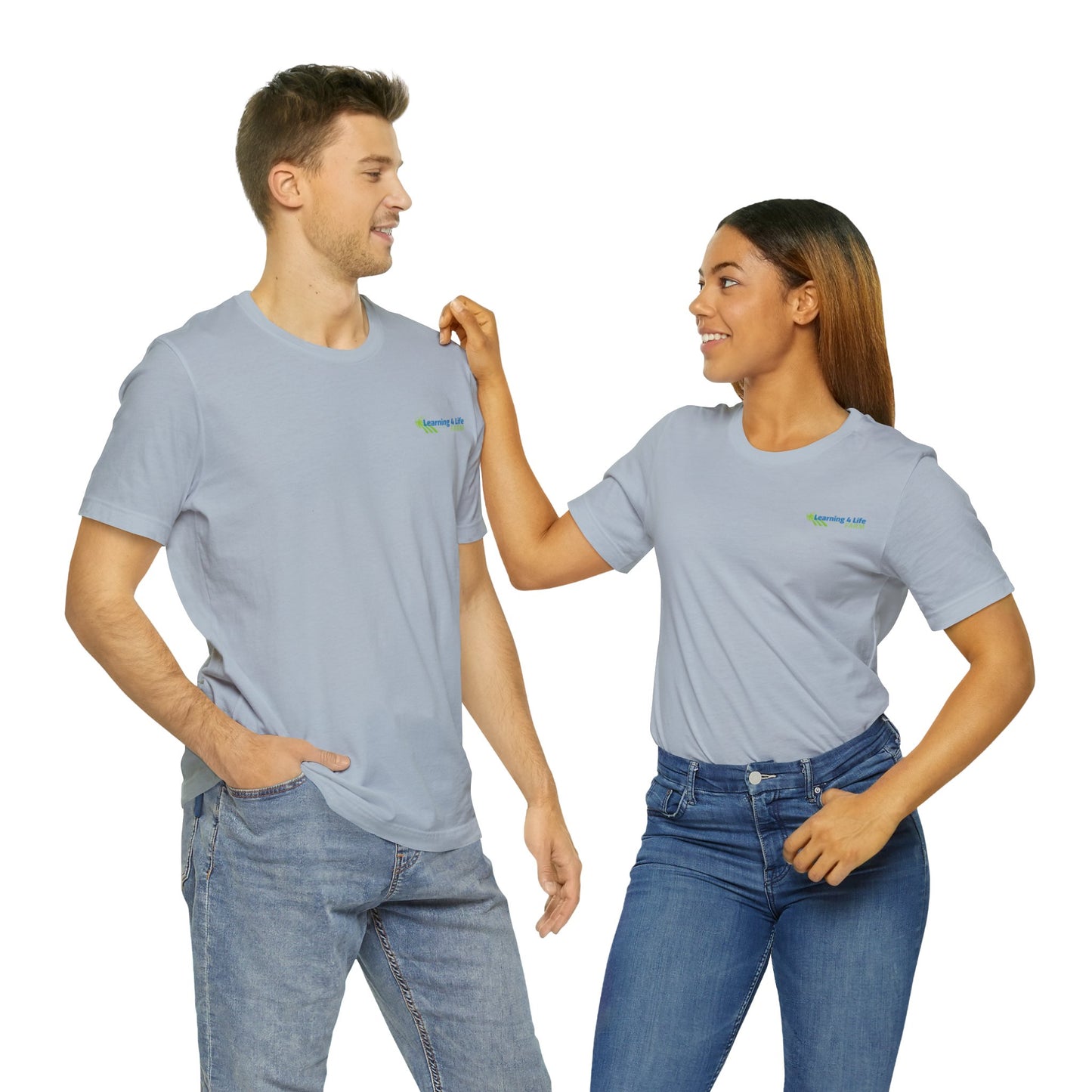 L4L Farm Front and Back design Unisex Jersey Short Sleeve Tee
