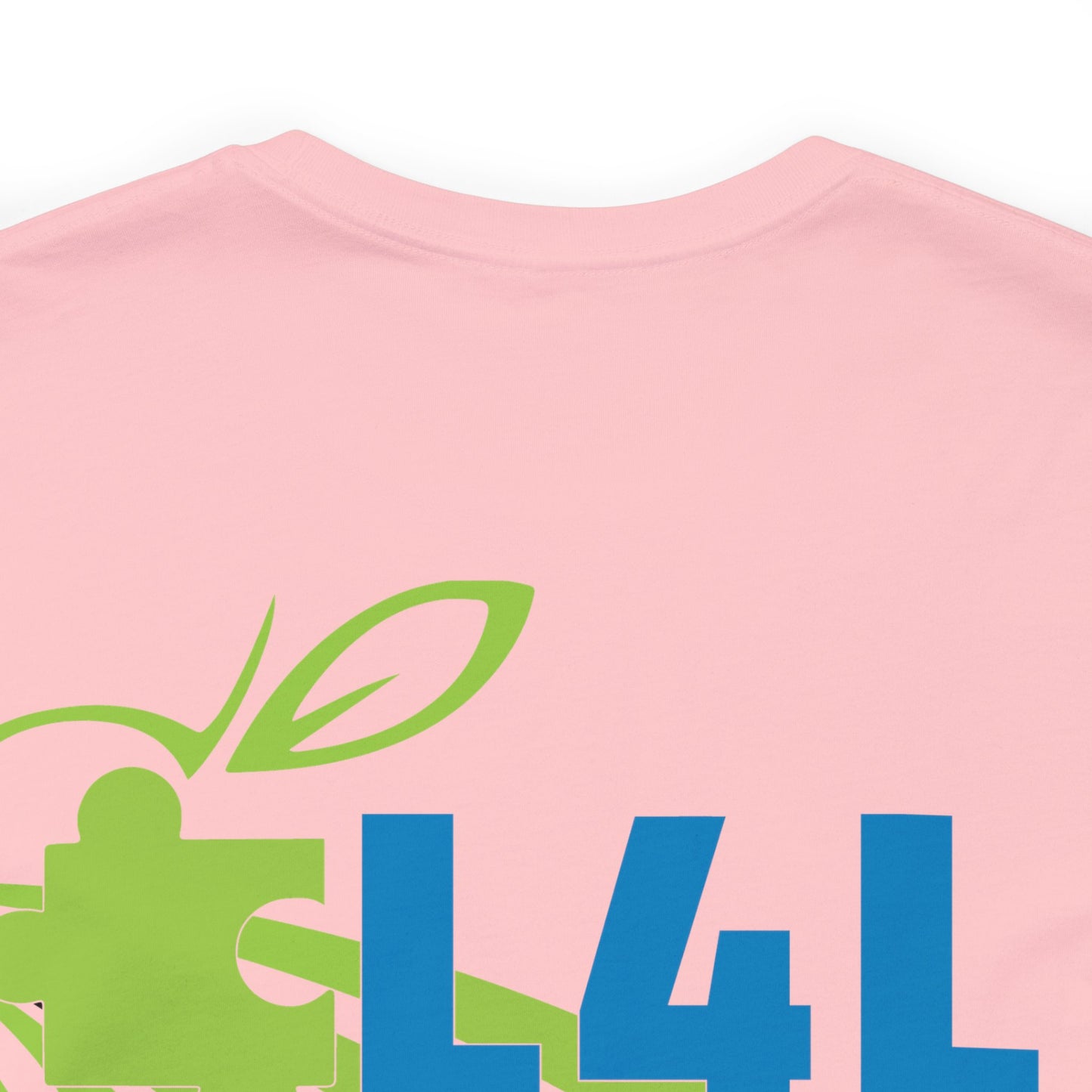 L4L Farm Front and Back design Unisex Jersey Short Sleeve Tee
