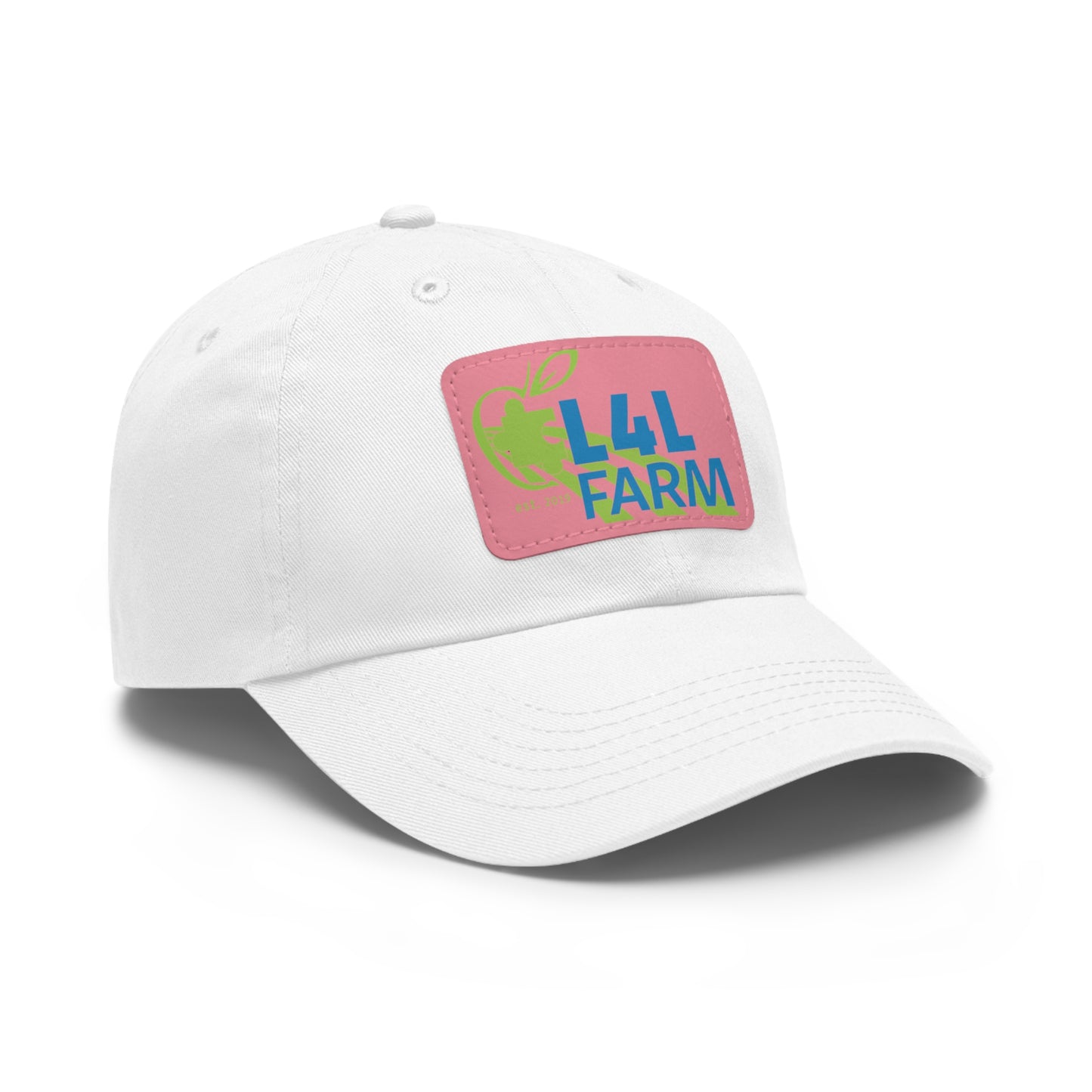 L4L Farm Dad Hat with Leather Patch (Rectangle)