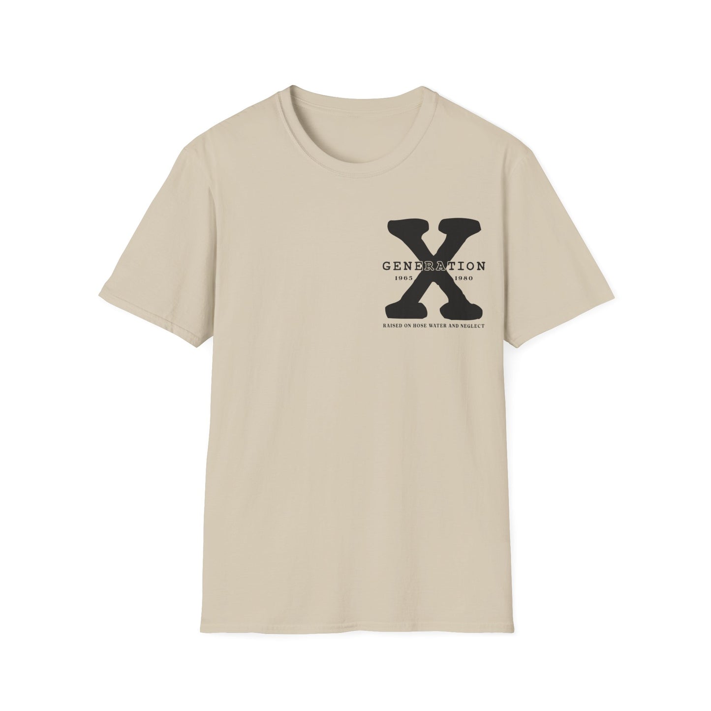 Generation X Softstyle T-Shirt Front and Back Print
