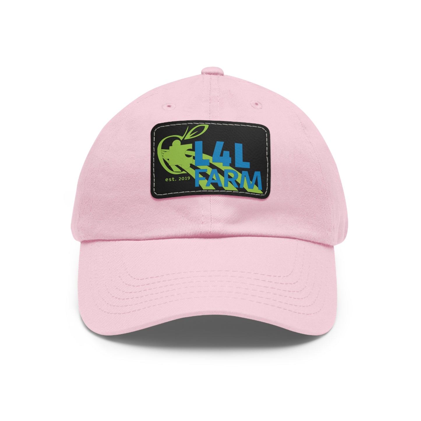 L4L Farm Dad Hat with Leather Patch (Rectangle)