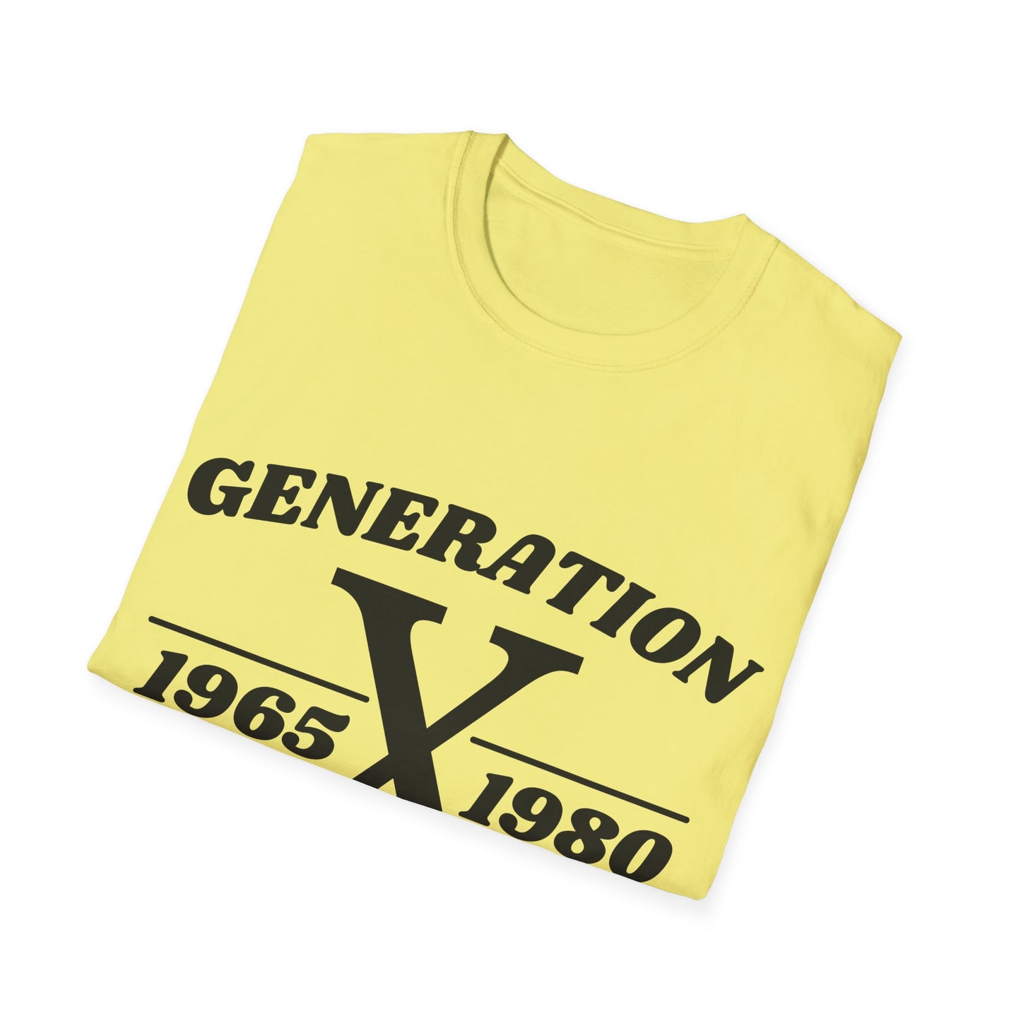 Generation X Softstyle T-Shirt with oversized design