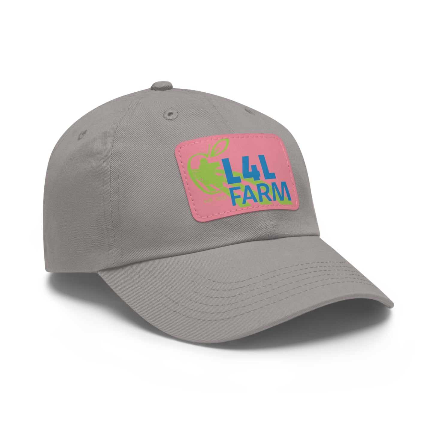 L4L Farm Dad Hat with Leather Patch (Rectangle)
