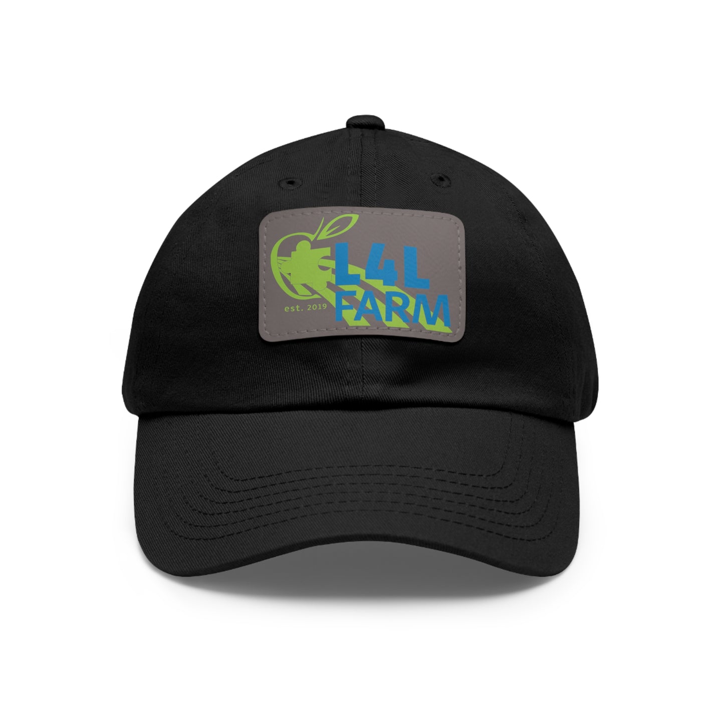 L4L Farm Dad Hat with Leather Patch (Rectangle)