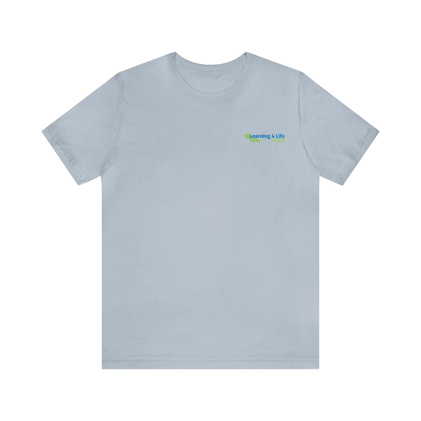 L4L Farm Front and Back design Unisex Jersey Short Sleeve Tee