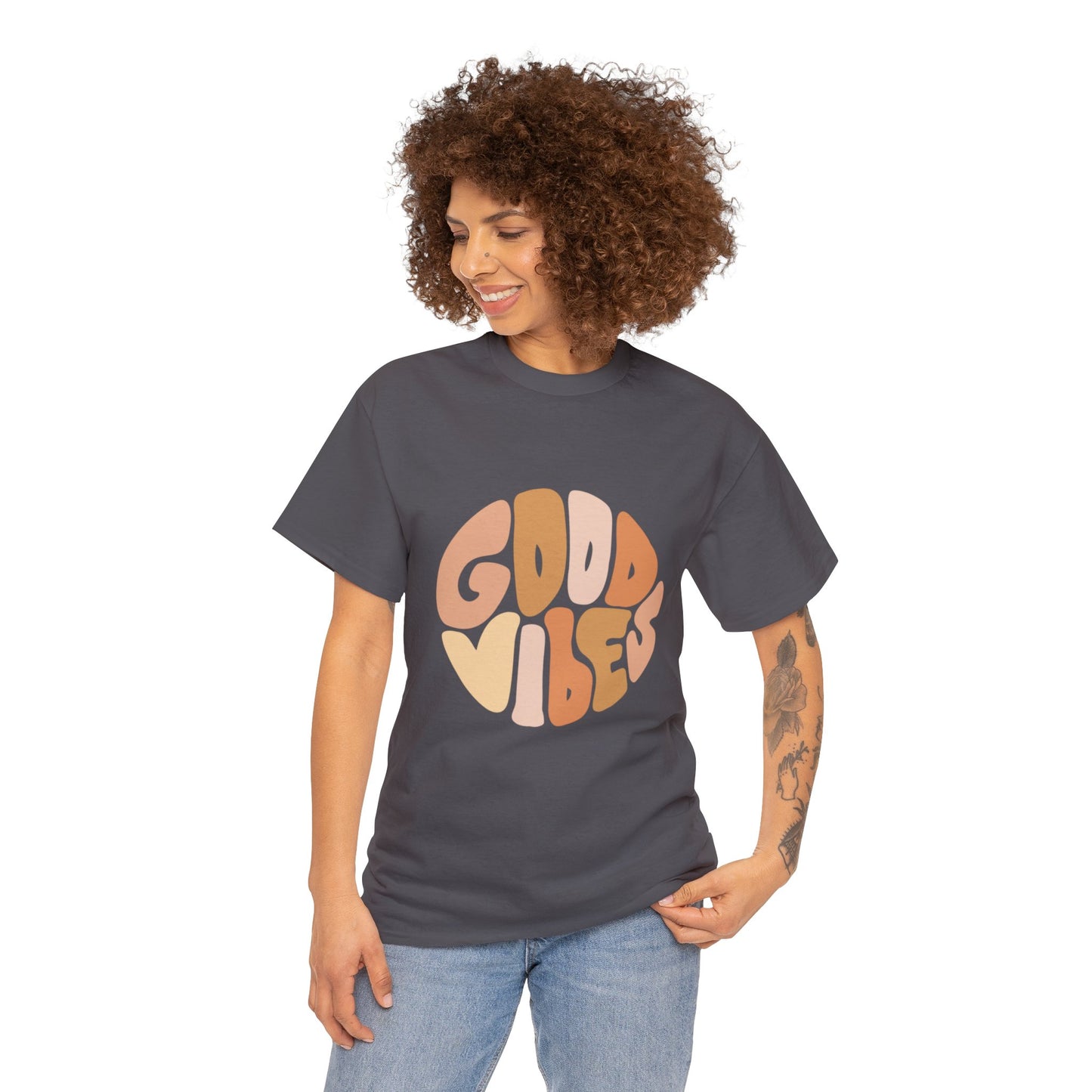 Good Vibes Unisex Heavy Cotton Tee