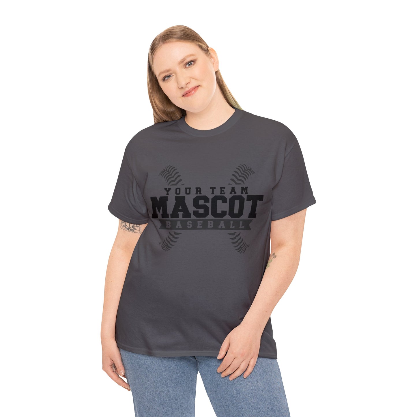 Custom School and Mascot BASEBALL T-Shirt