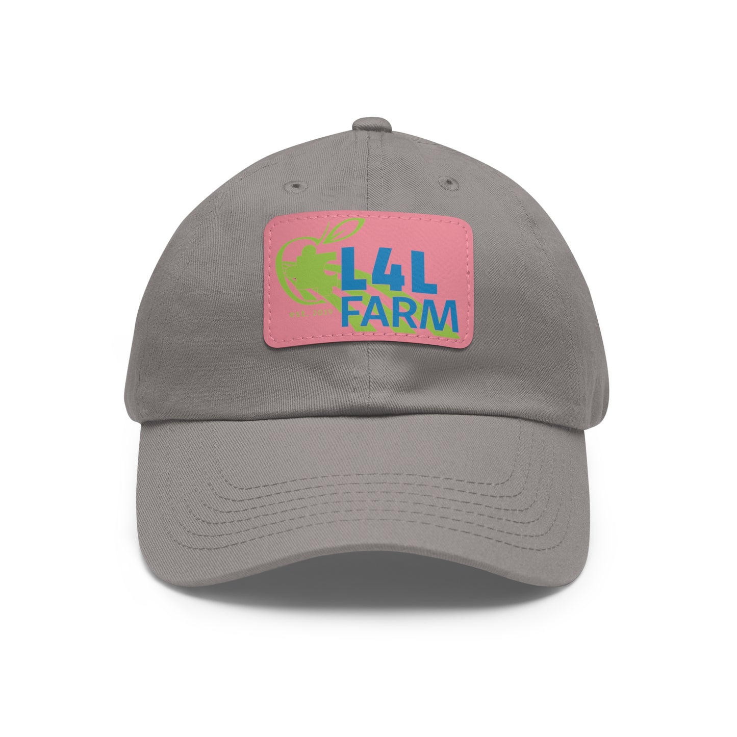 L4L Farm Dad Hat with Leather Patch (Rectangle)
