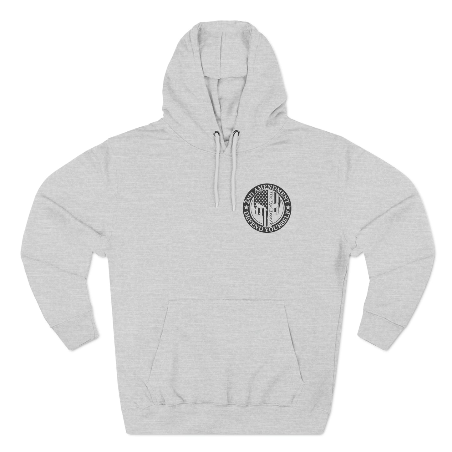 Punisher USA 2nd Amendment, Defend Yourself, We The People Fleece Hoodie