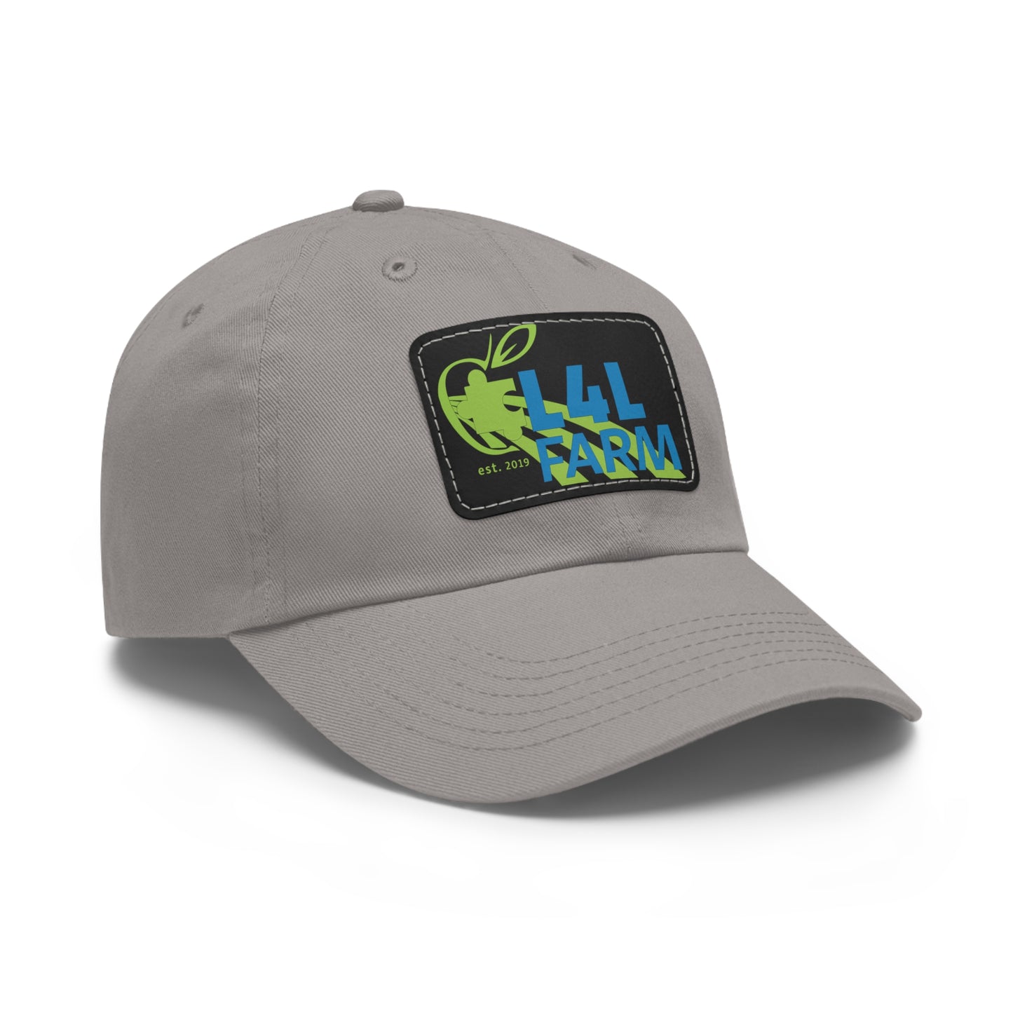L4L Farm Dad Hat with Leather Patch (Rectangle)