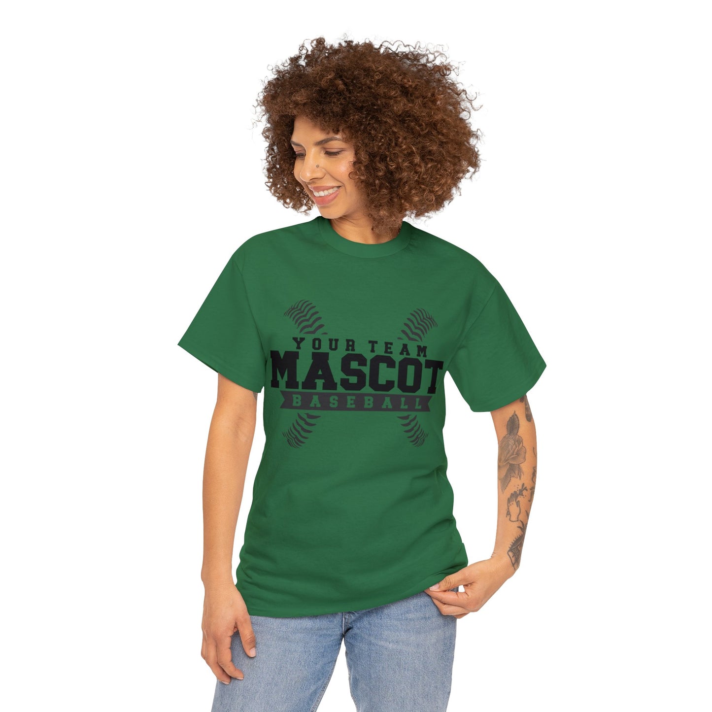 Custom School and Mascot BASEBALL T-Shirt