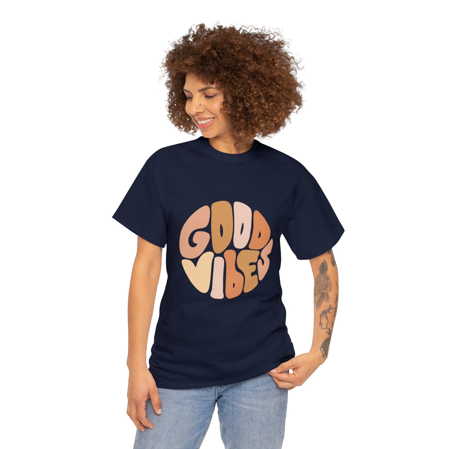 Good Vibes Unisex Heavy Cotton Tee