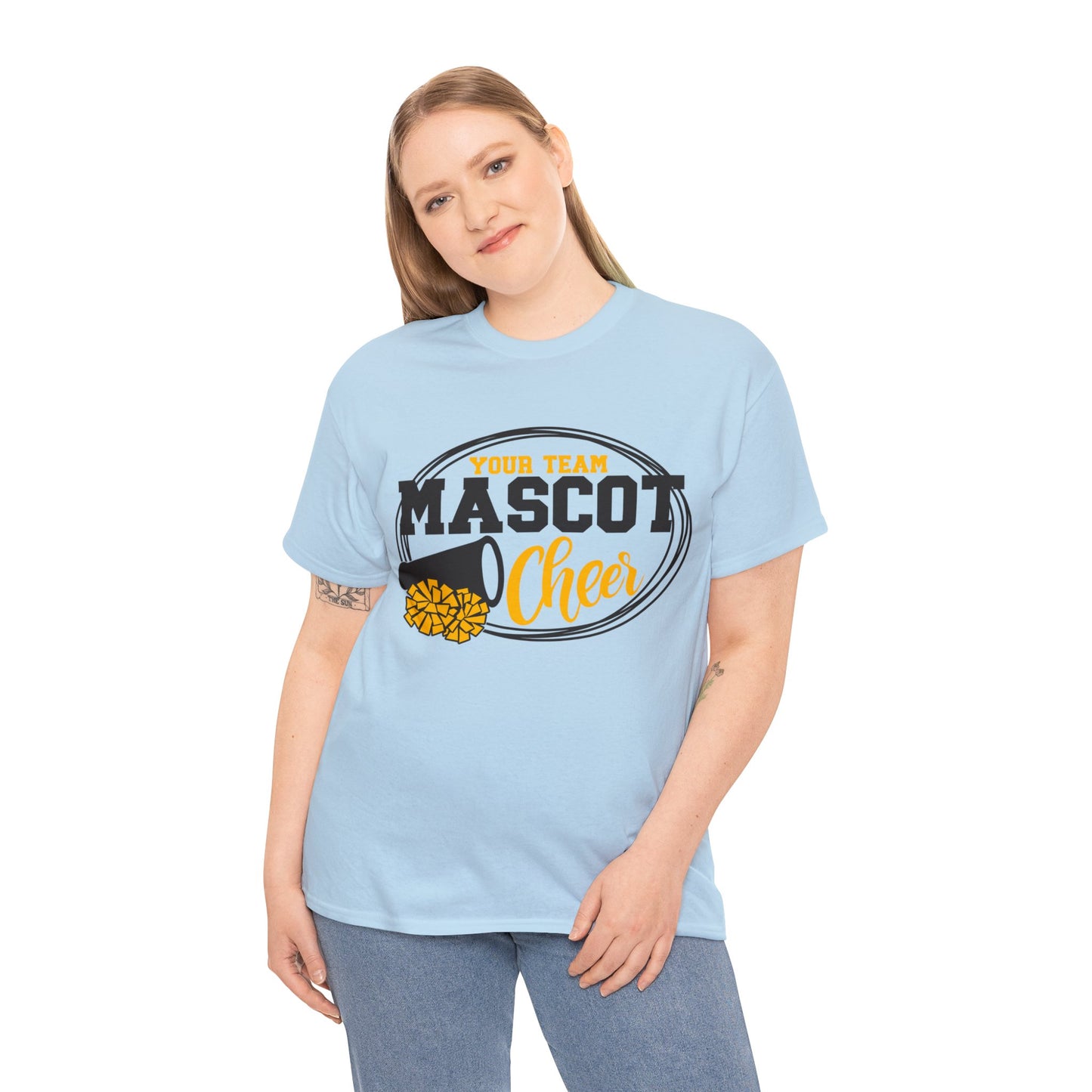 Custom School and Mascot CHEER T-Shirt