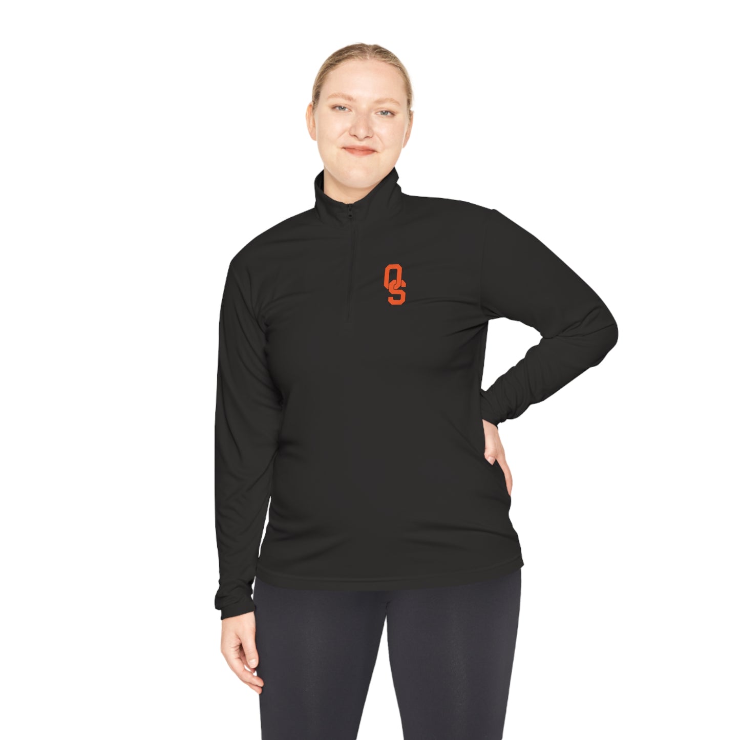 Orange Sox Unisex Quarter-Zip Pullover
