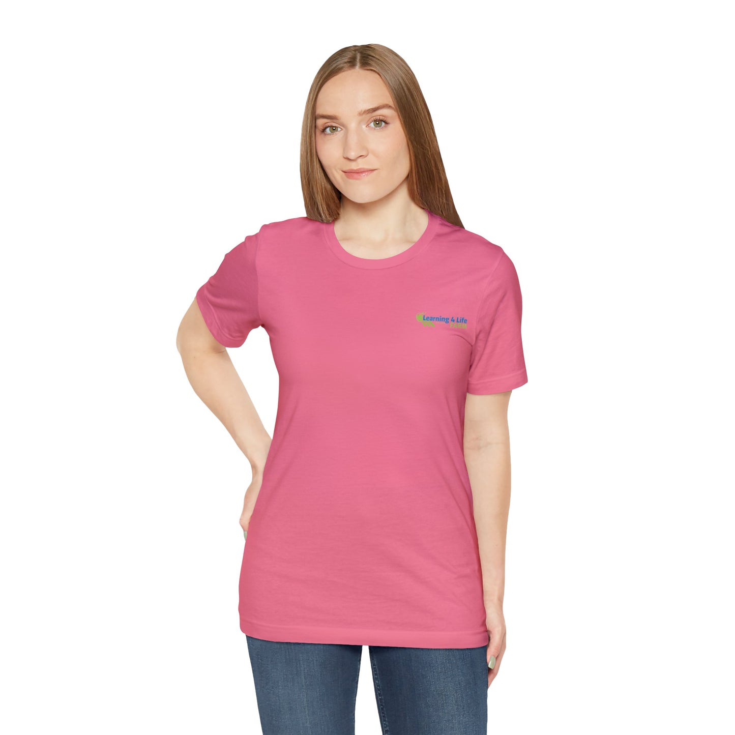 L4L Farm Front and Back design Unisex Jersey Short Sleeve Tee