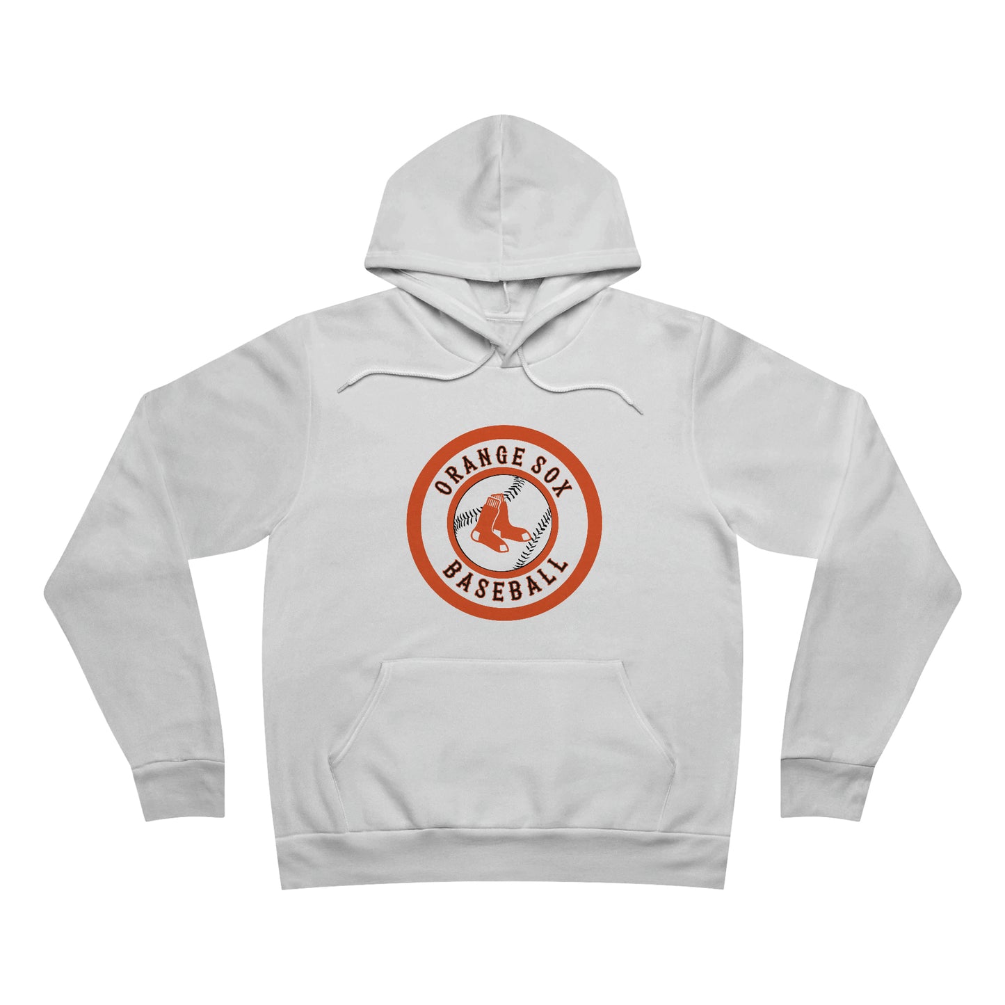 Orange Sox Unisex Sponge Fleece Pullover Hoodie