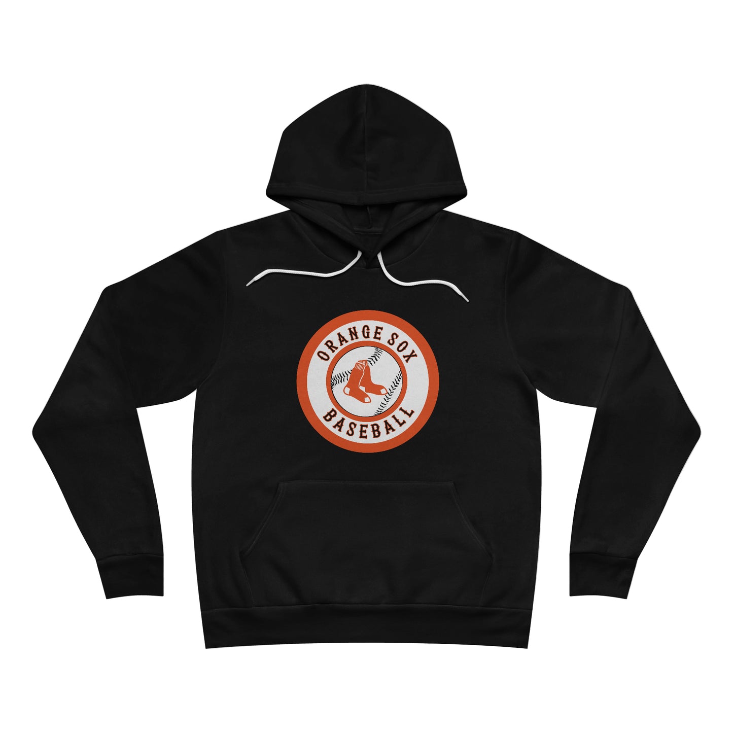Orange Sox Unisex Sponge Fleece Pullover Hoodie