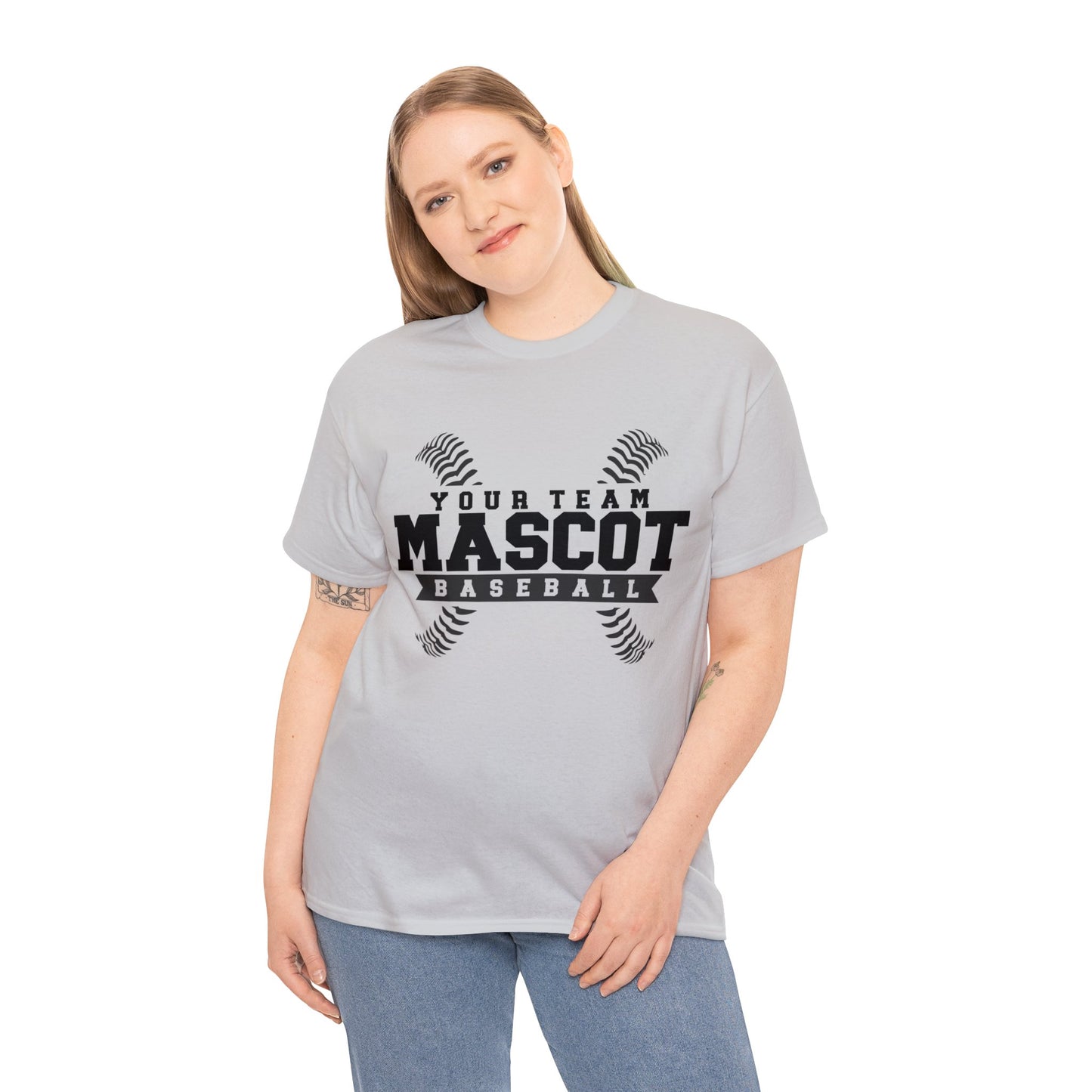 Custom School and Mascot BASEBALL T-Shirt