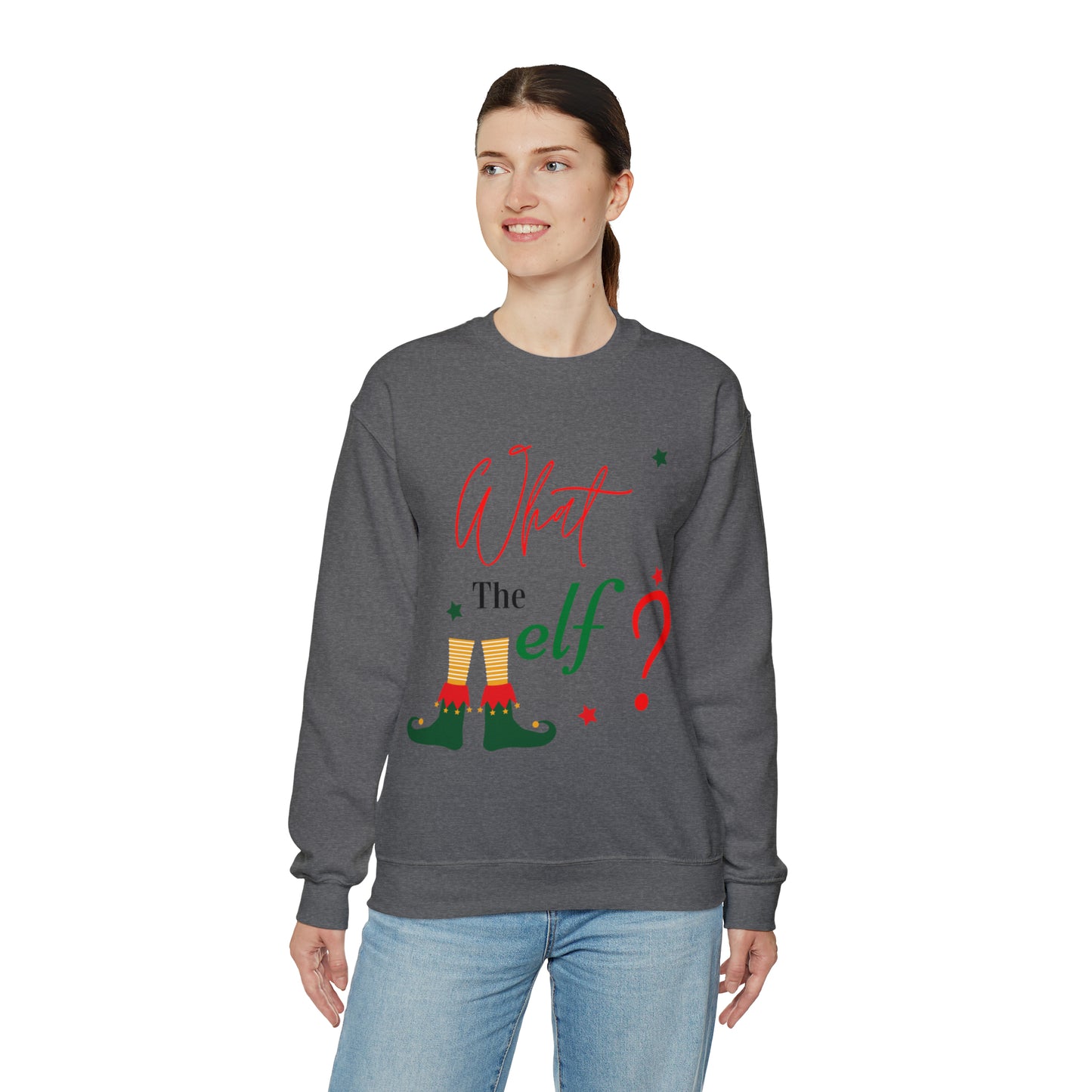 What the Elf Christmas Crewneck Sweatshirt