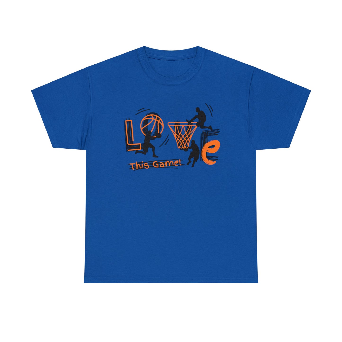 Love This Game Basketball Unisex Heavy Cotton Tee