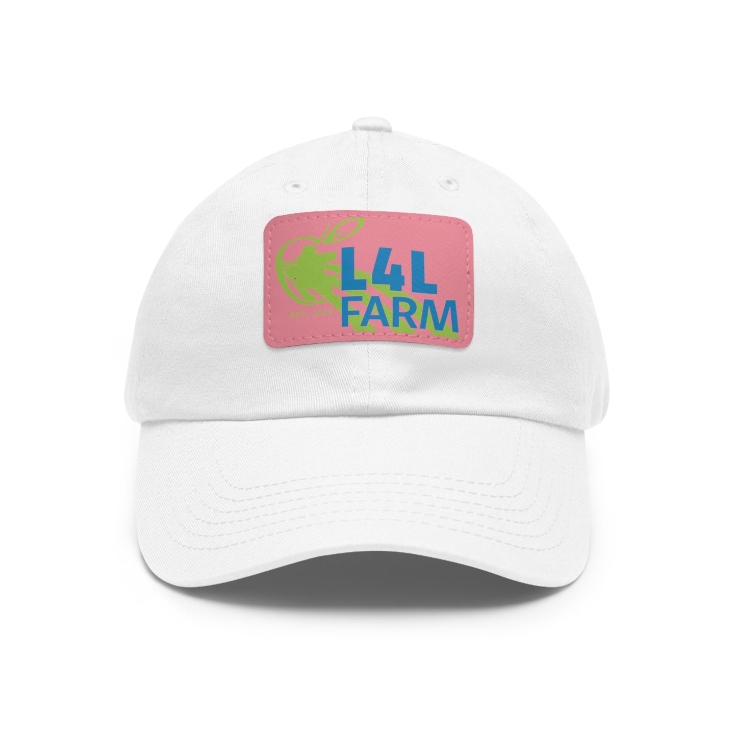 L4L Farm Dad Hat with Leather Patch (Rectangle)