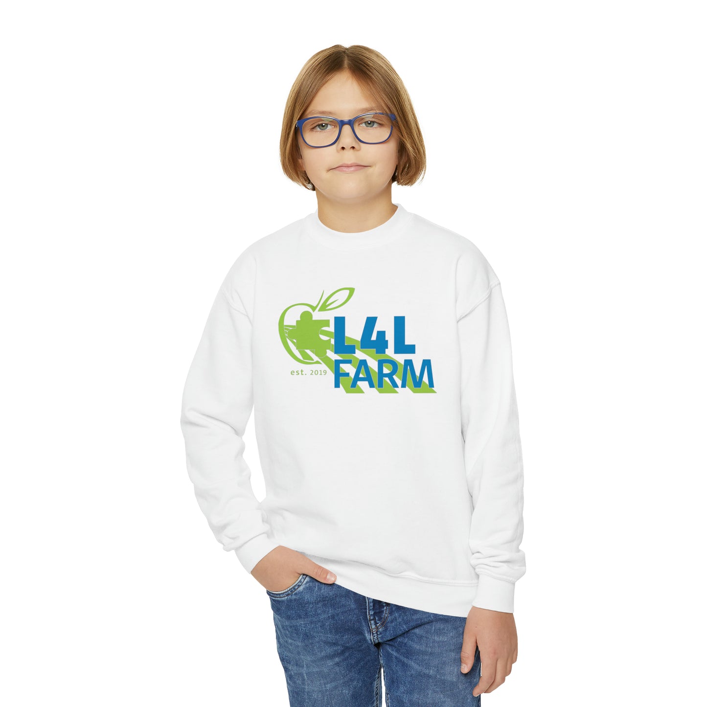 L4L Farm Youth Crewneck Sweatshirt
