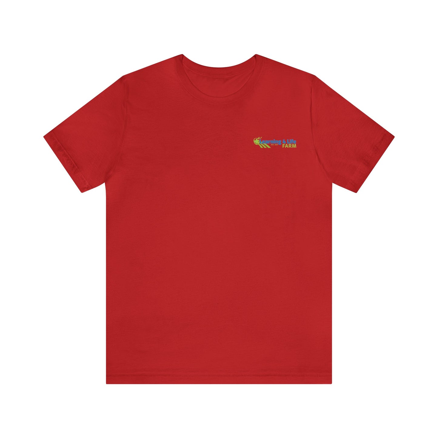 L4L Farm Front and Back design Unisex Jersey Short Sleeve Tee