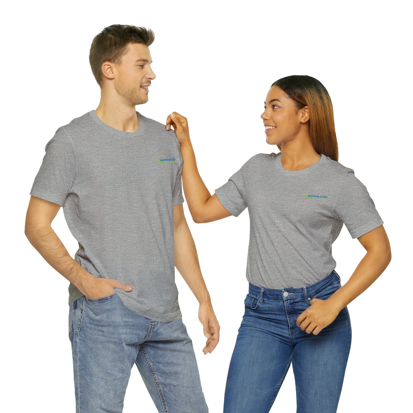 L4L Farm Front and Back design Unisex Jersey Short Sleeve Tee