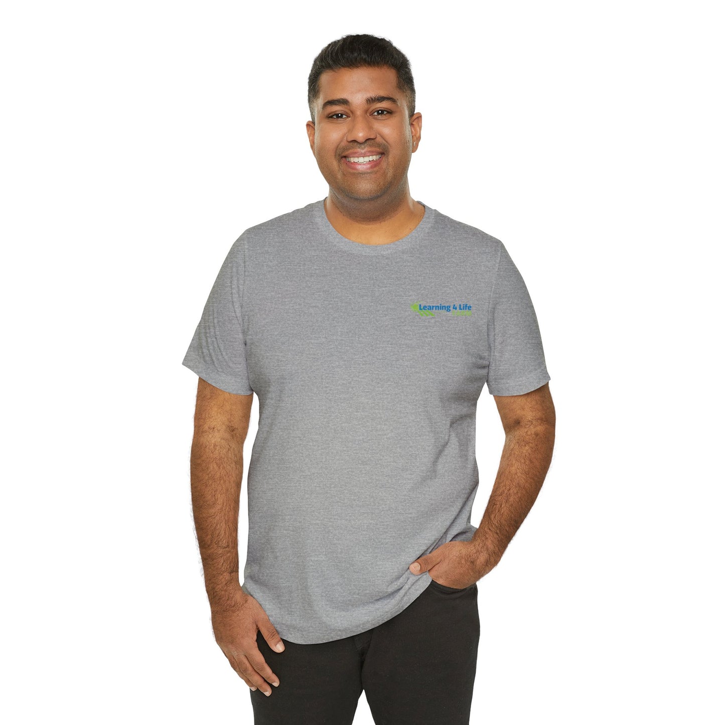 L4L Farm Front and Back design Unisex Jersey Short Sleeve Tee