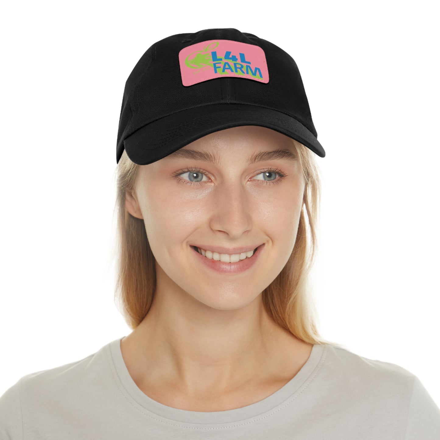 L4L Farm Dad Hat with Leather Patch (Rectangle)