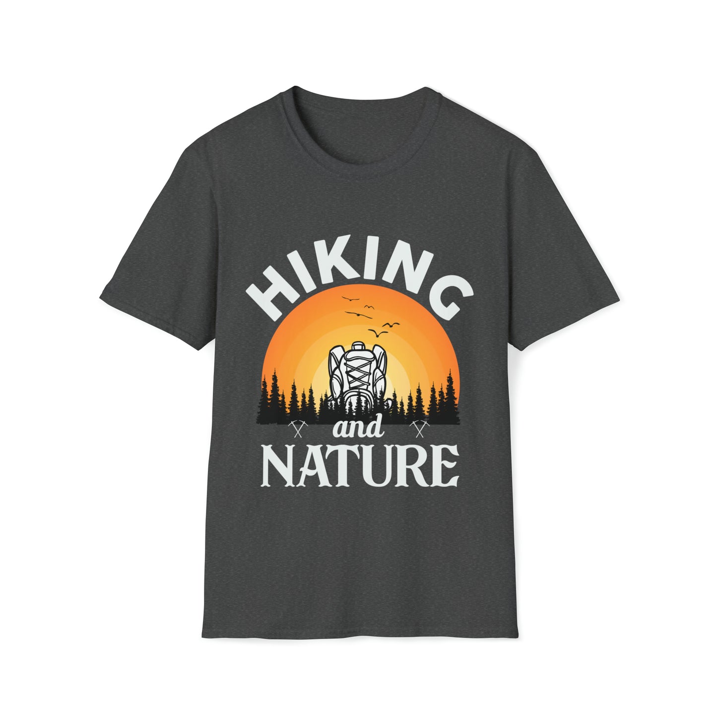 Hiking Nature Graphic Tee Unisex Softstyle T-Shirt