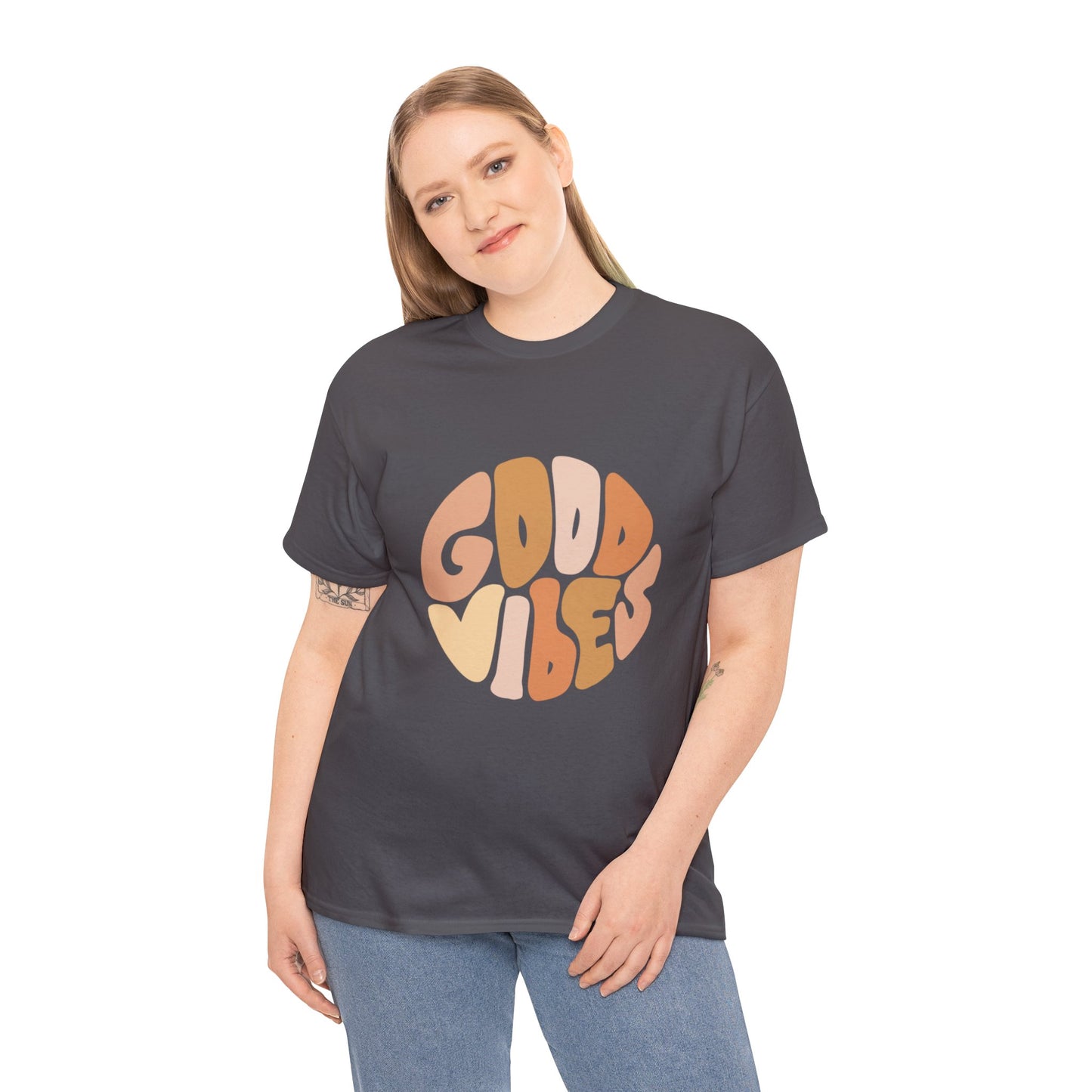 Good Vibes Unisex Heavy Cotton Tee