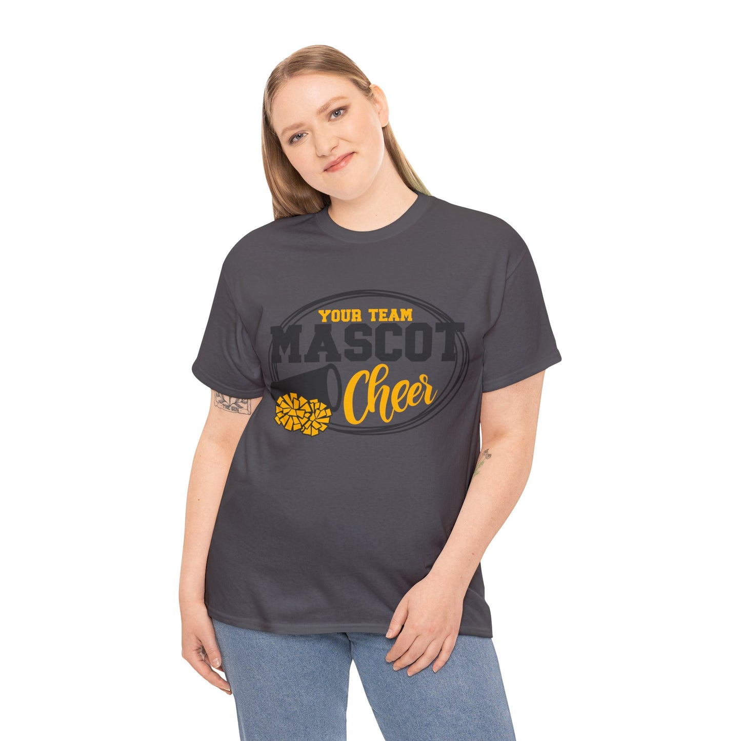 Custom School and Mascot CHEER T-Shirt